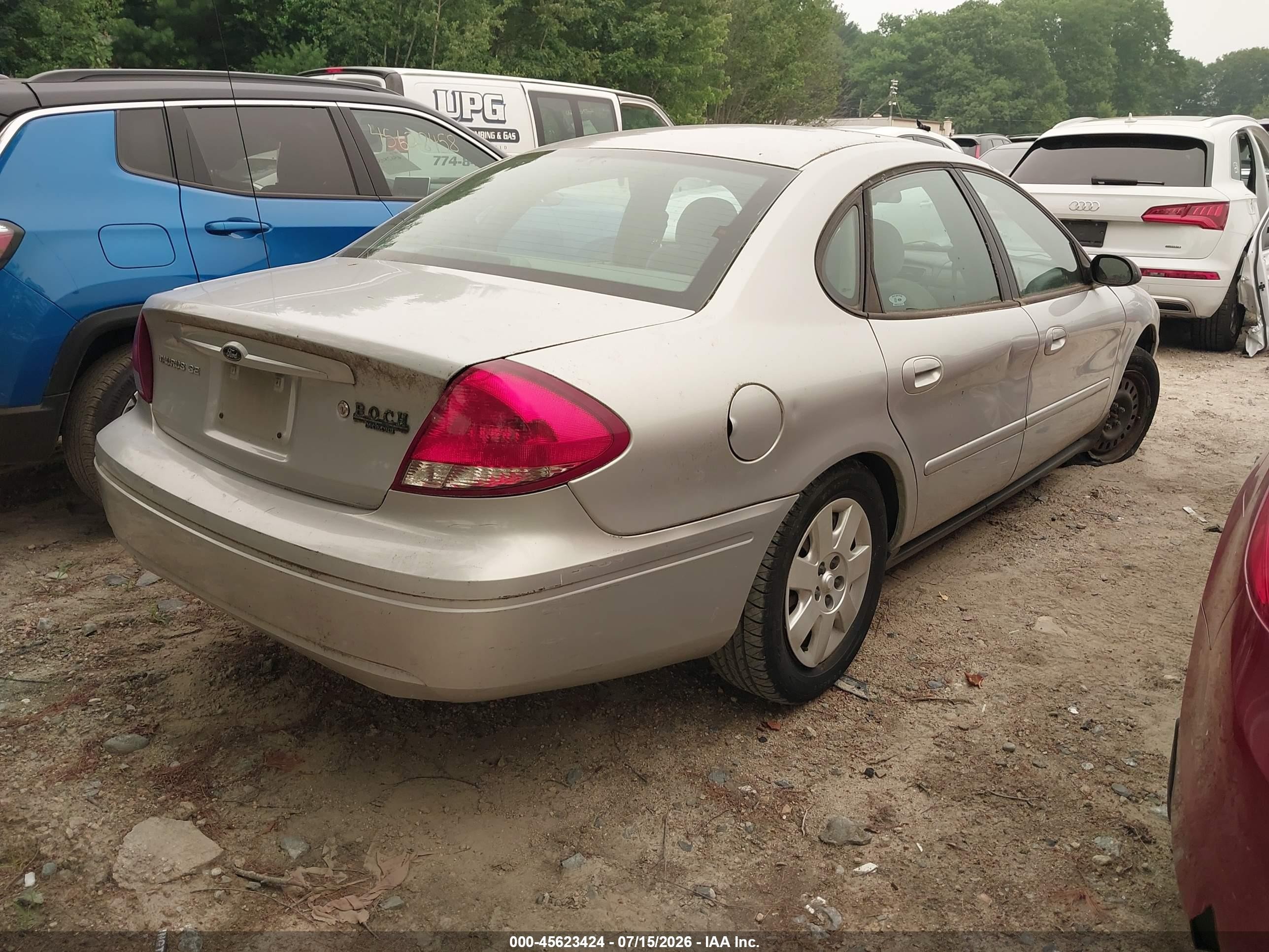 2005 Ford Taurus Se Silver vin: 1FAFP53265A168135
