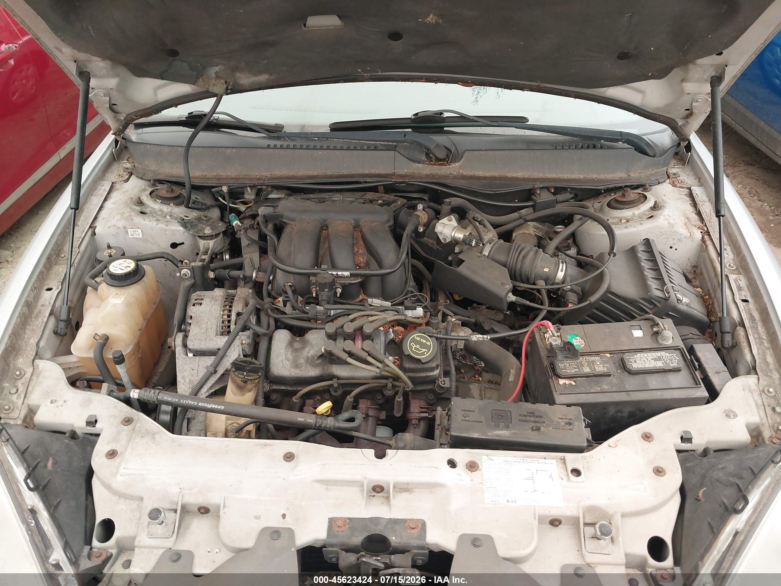 2005 Ford Taurus Se Silver vin: 1FAFP53265A168135