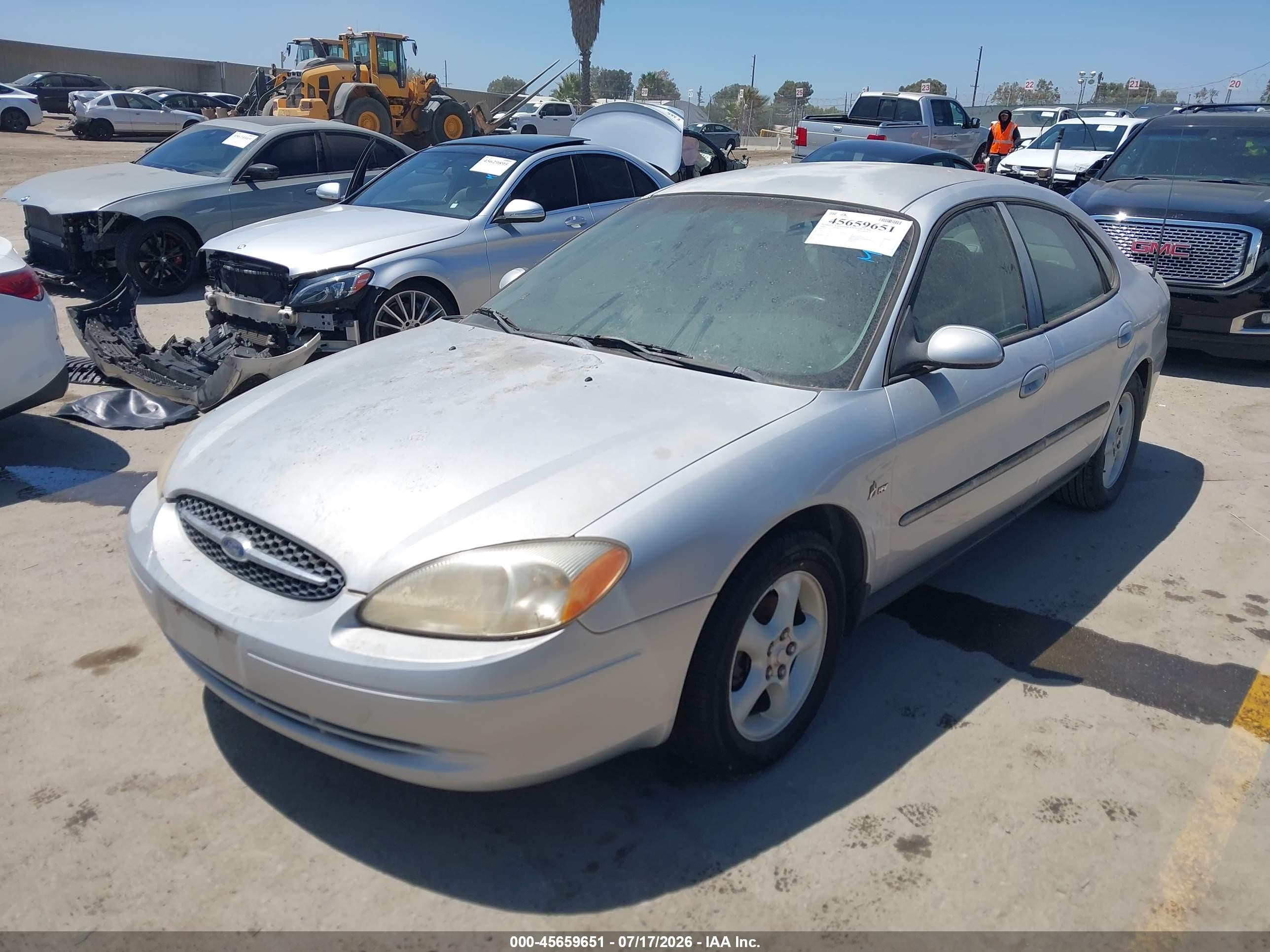 2000 Ford Taurus Se Gray vin: 1FAFP5326YG174888