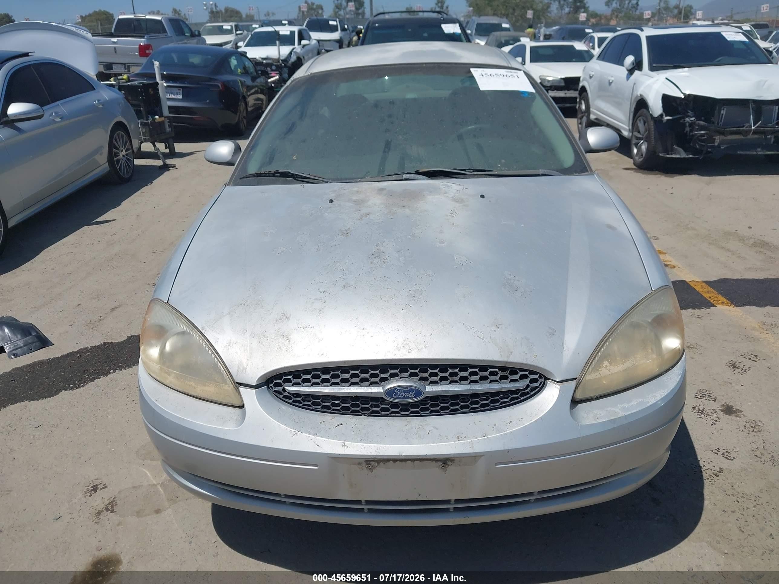 2000 Ford Taurus Se Gray vin: 1FAFP5326YG174888