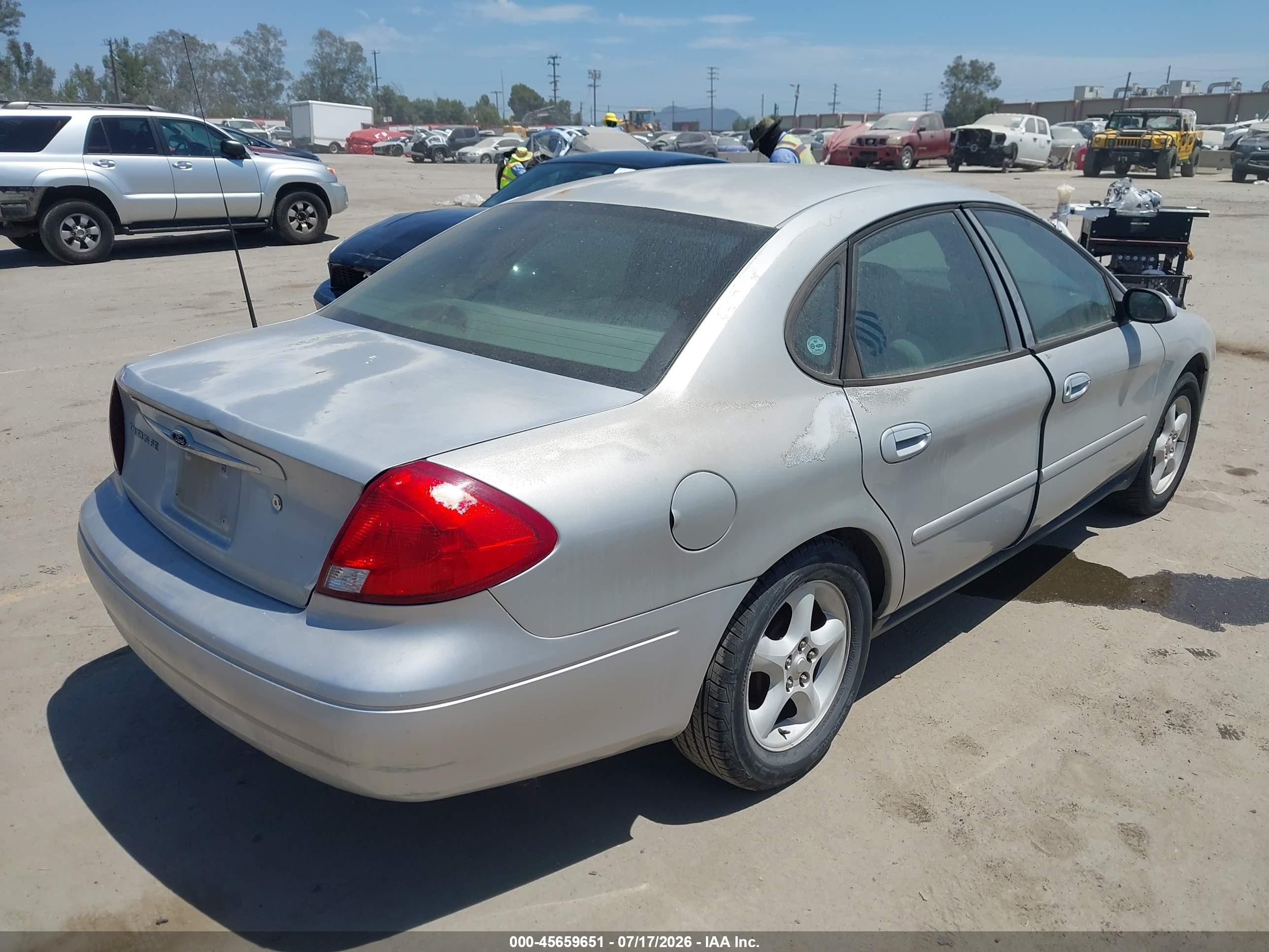2000 Ford Taurus Se Gray vin: 1FAFP5326YG174888