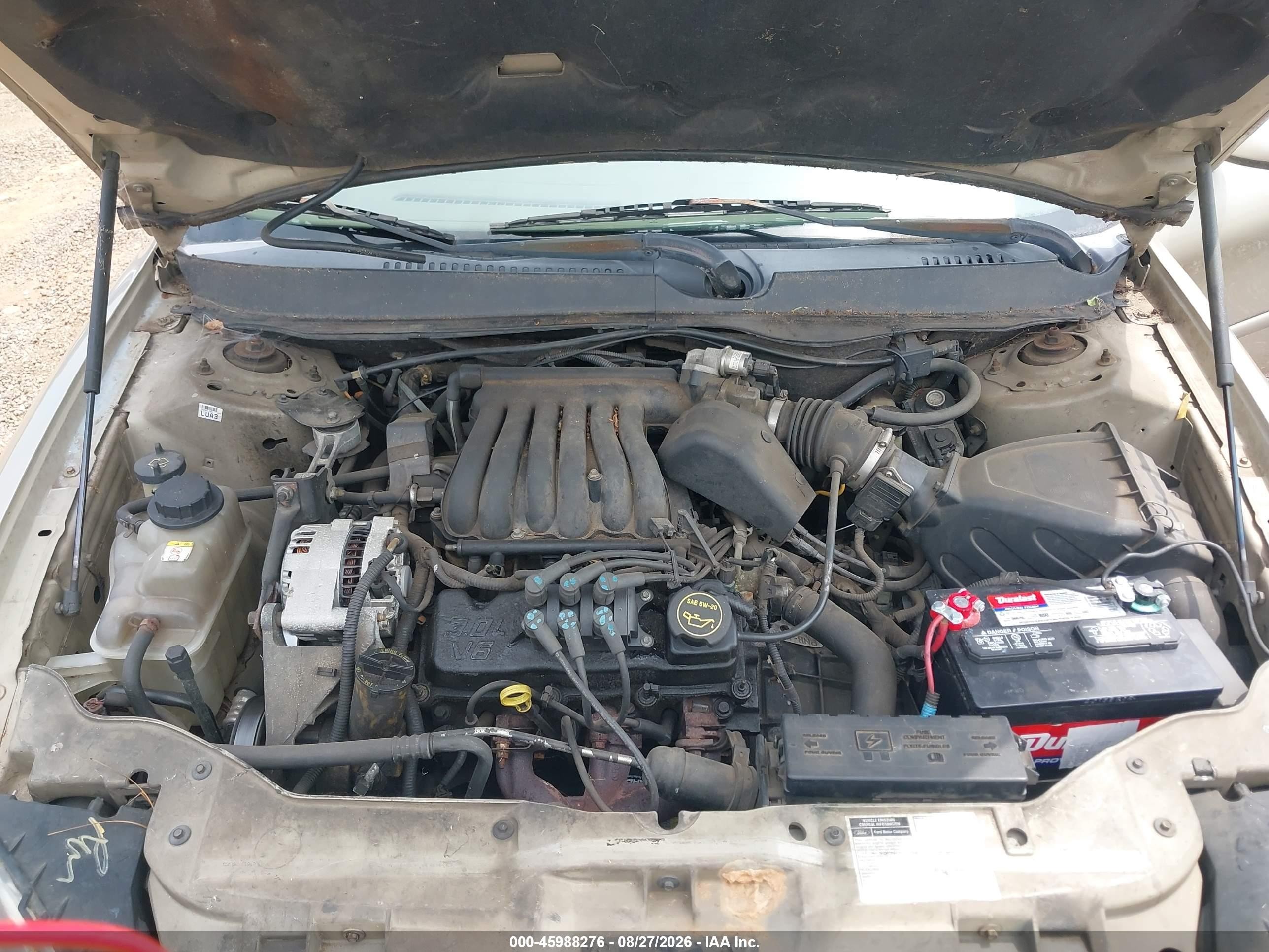 2001 Ford Taurus Se Gold vin: 1FAFP53271A244908