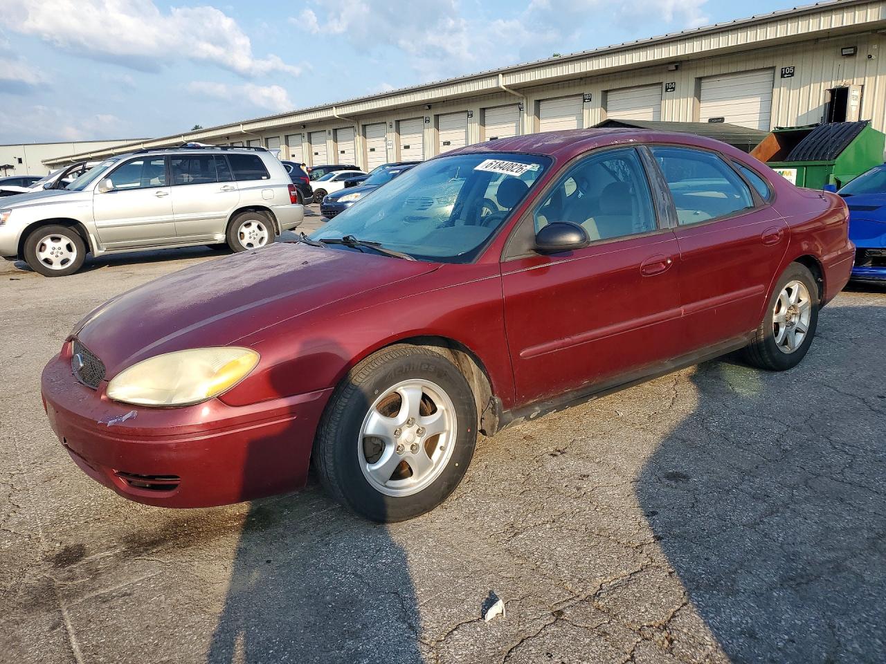 2005 Ford Taurus Se Red vin: 1FAFP53275A142689