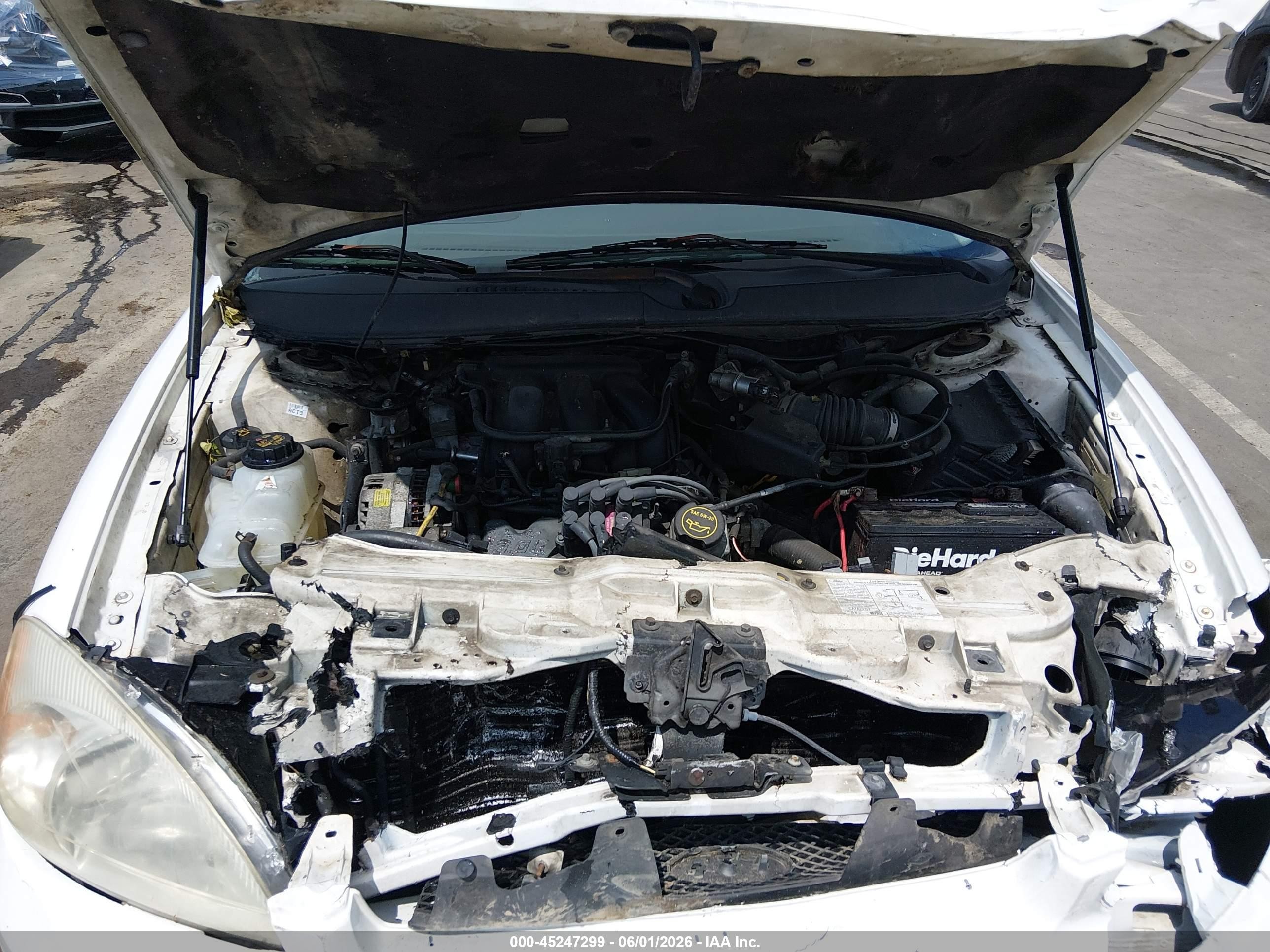 2005 Ford Taurus Se White vin: 1FAFP53275A162117