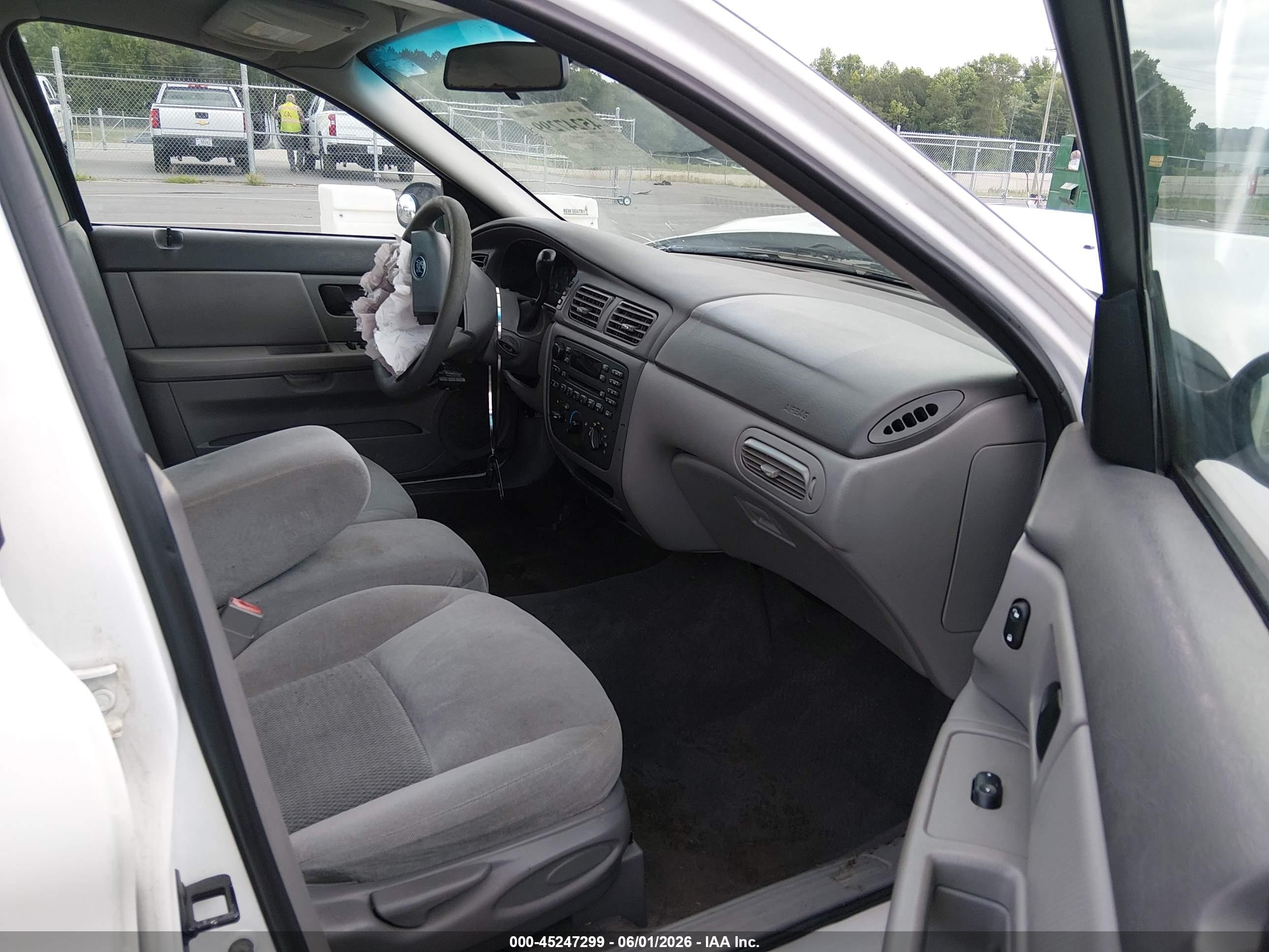 2005 Ford Taurus Se White vin: 1FAFP53275A162117