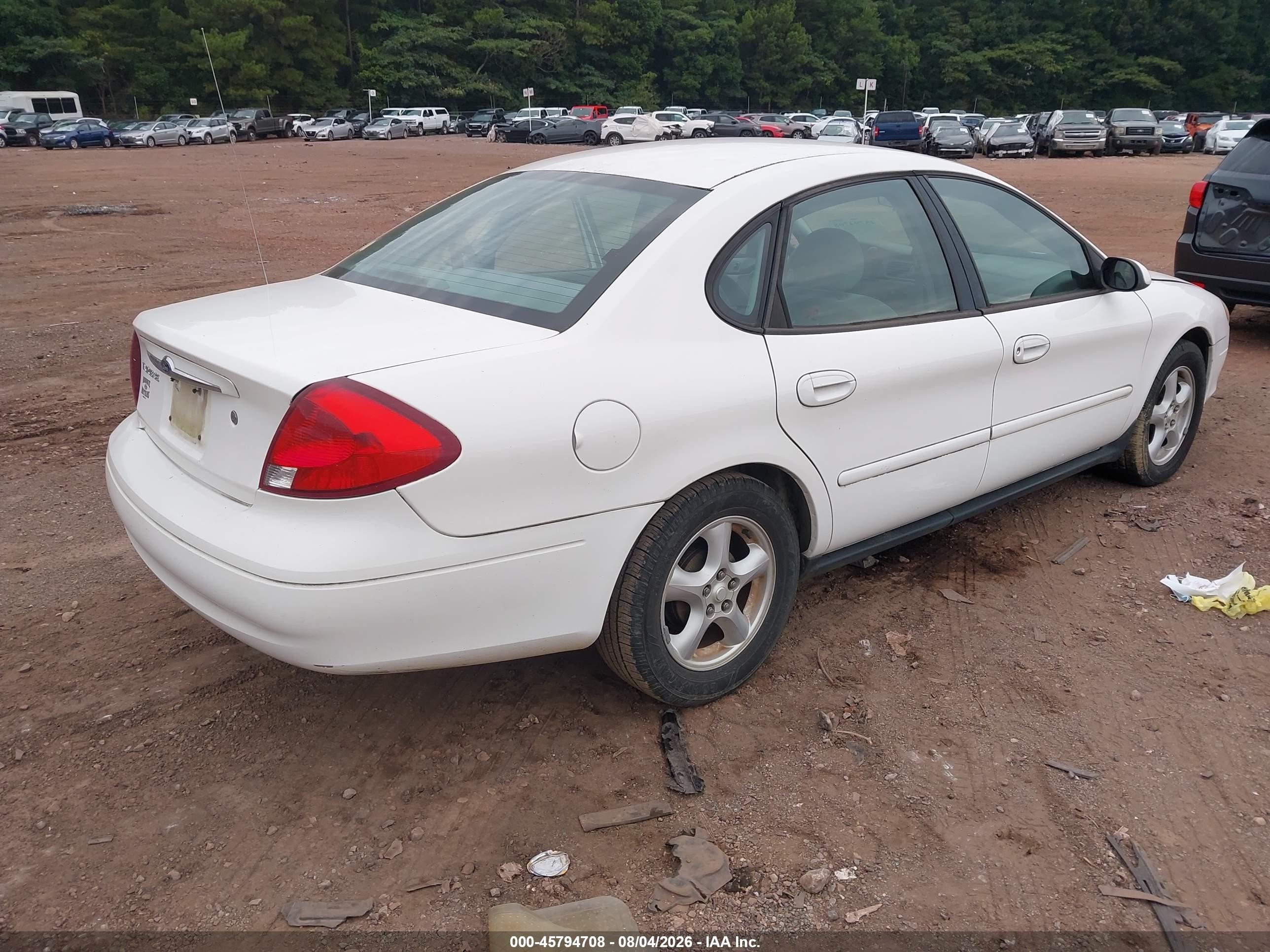 2003 Ford Taurus Se White vin: 1FAFP53283A154735