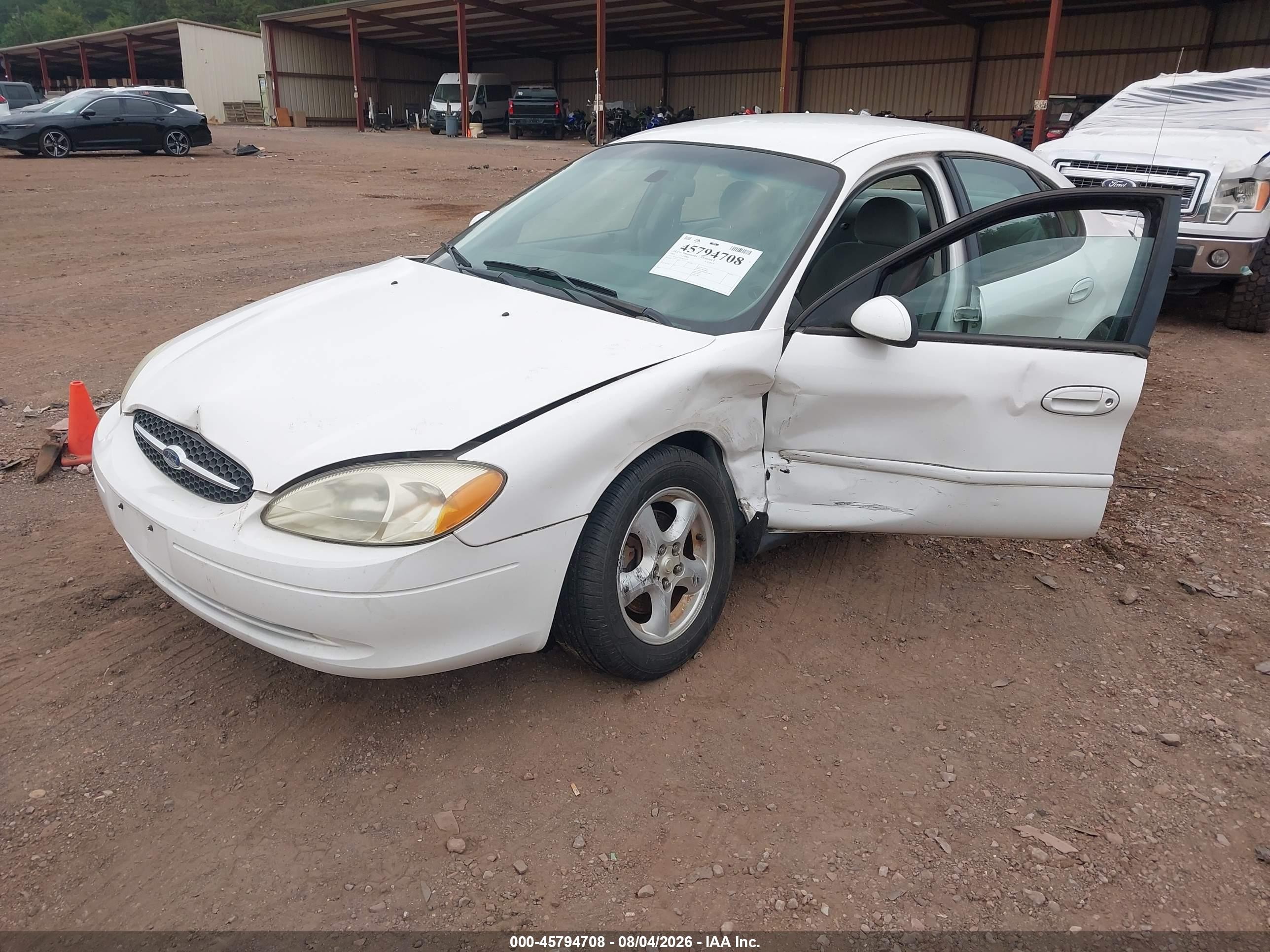 2003 Ford Taurus Se White vin: 1FAFP53283A154735