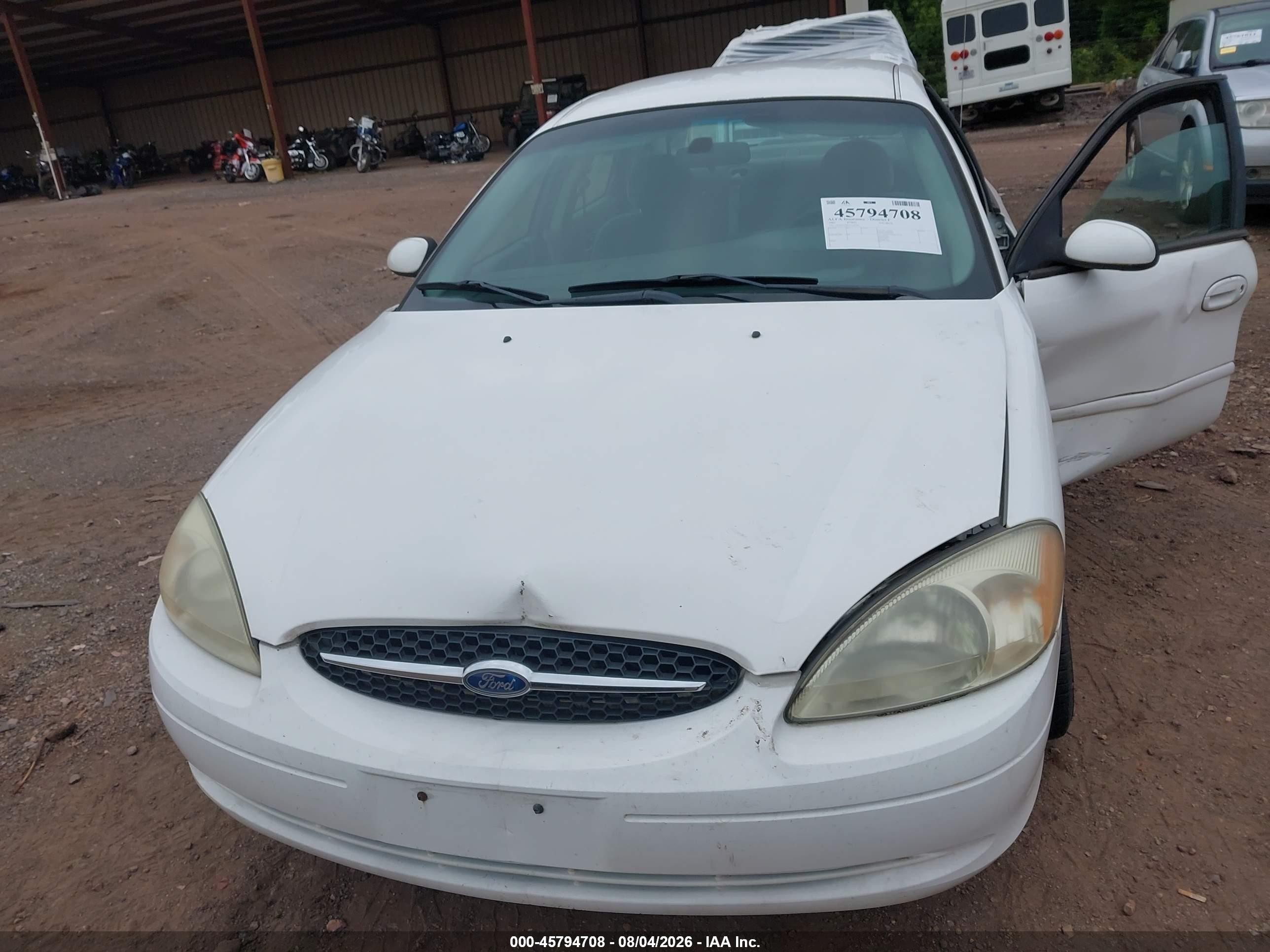2003 Ford Taurus Se White vin: 1FAFP53283A154735