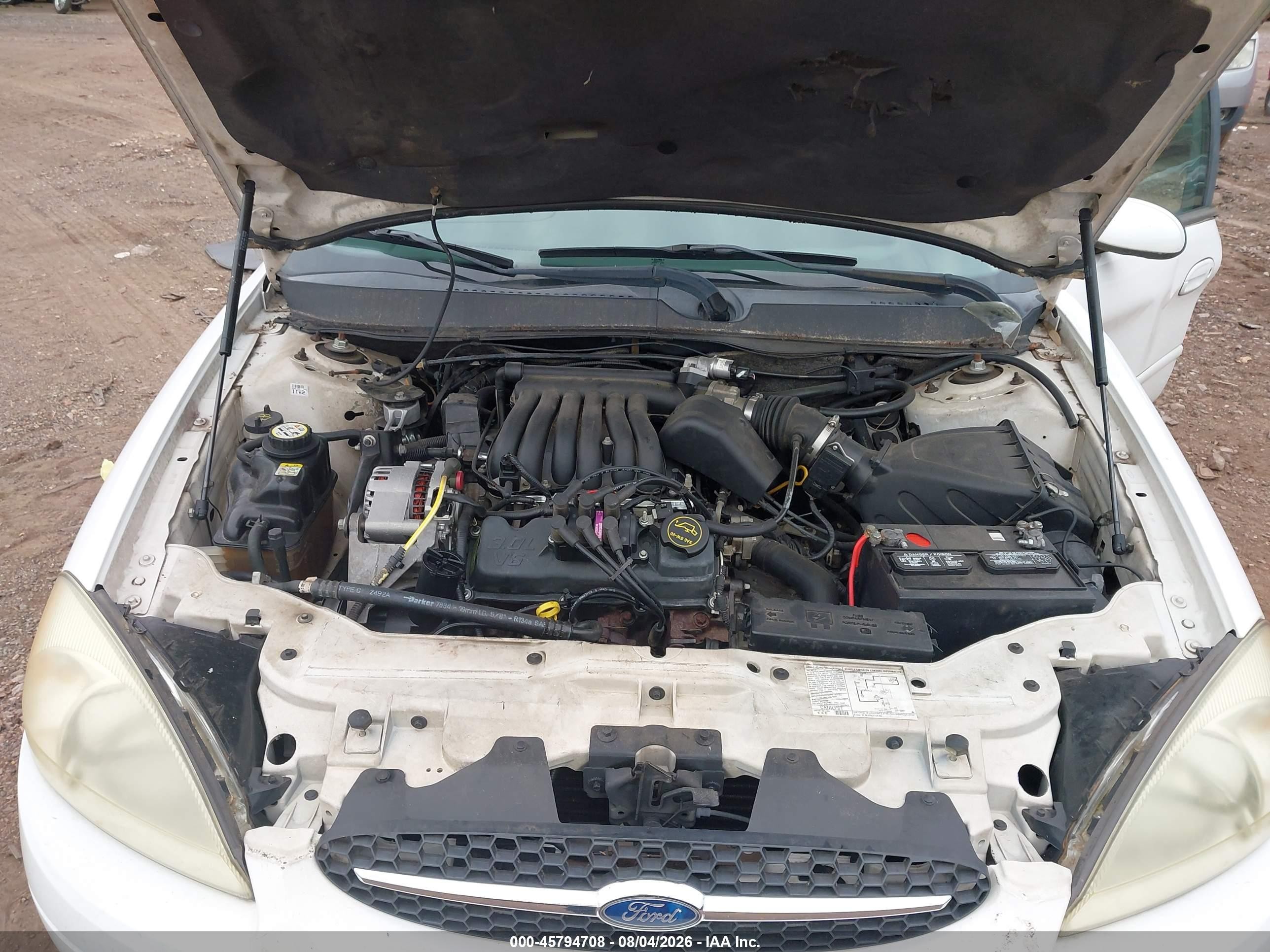 2003 Ford Taurus Se White vin: 1FAFP53283A154735