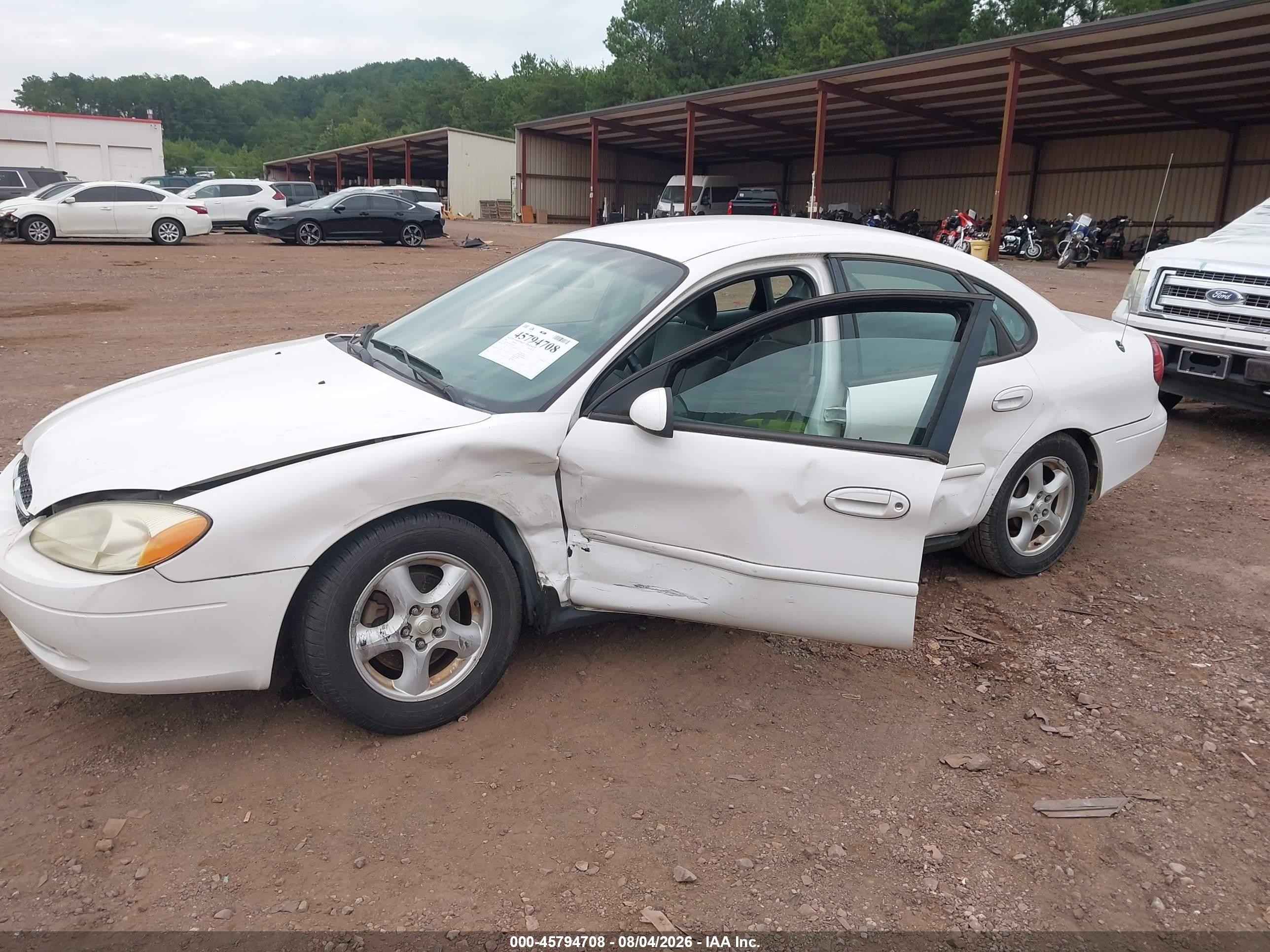 2003 Ford Taurus Se White vin: 1FAFP53283A154735
