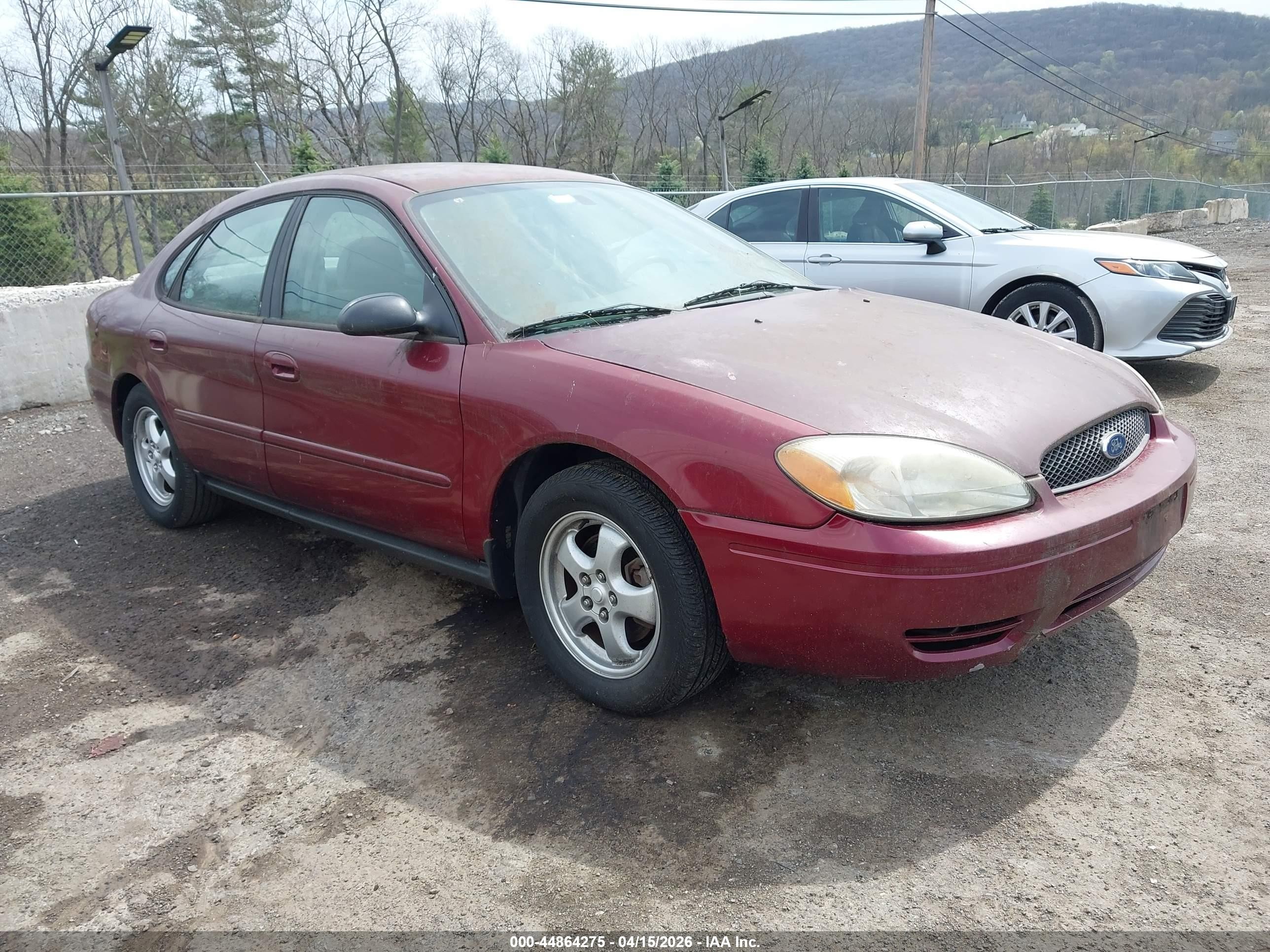2005 Ford Taurus Se Burgundy vin: 1FAFP53285A112553