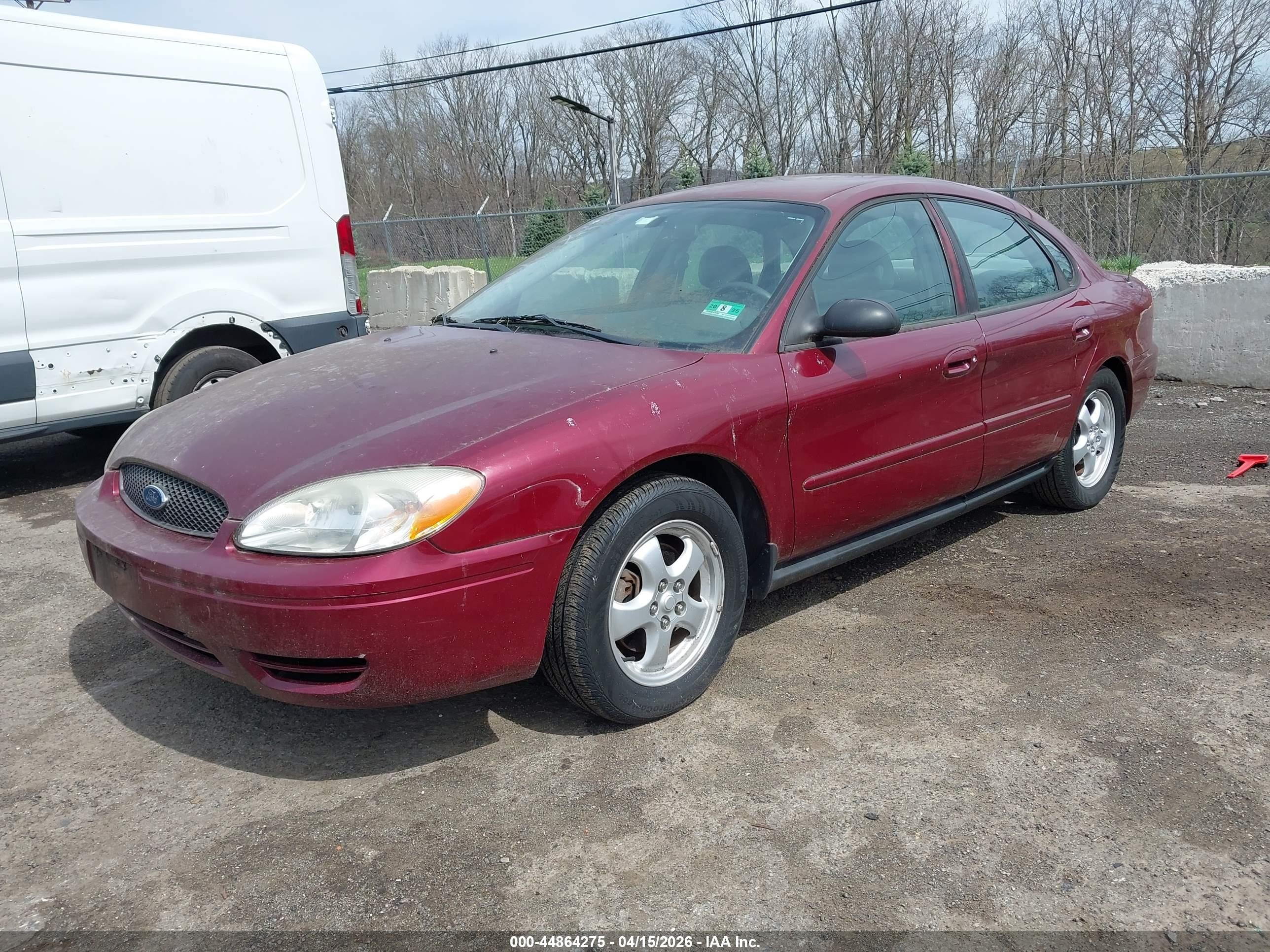 2005 Ford Taurus Se Burgundy vin: 1FAFP53285A112553