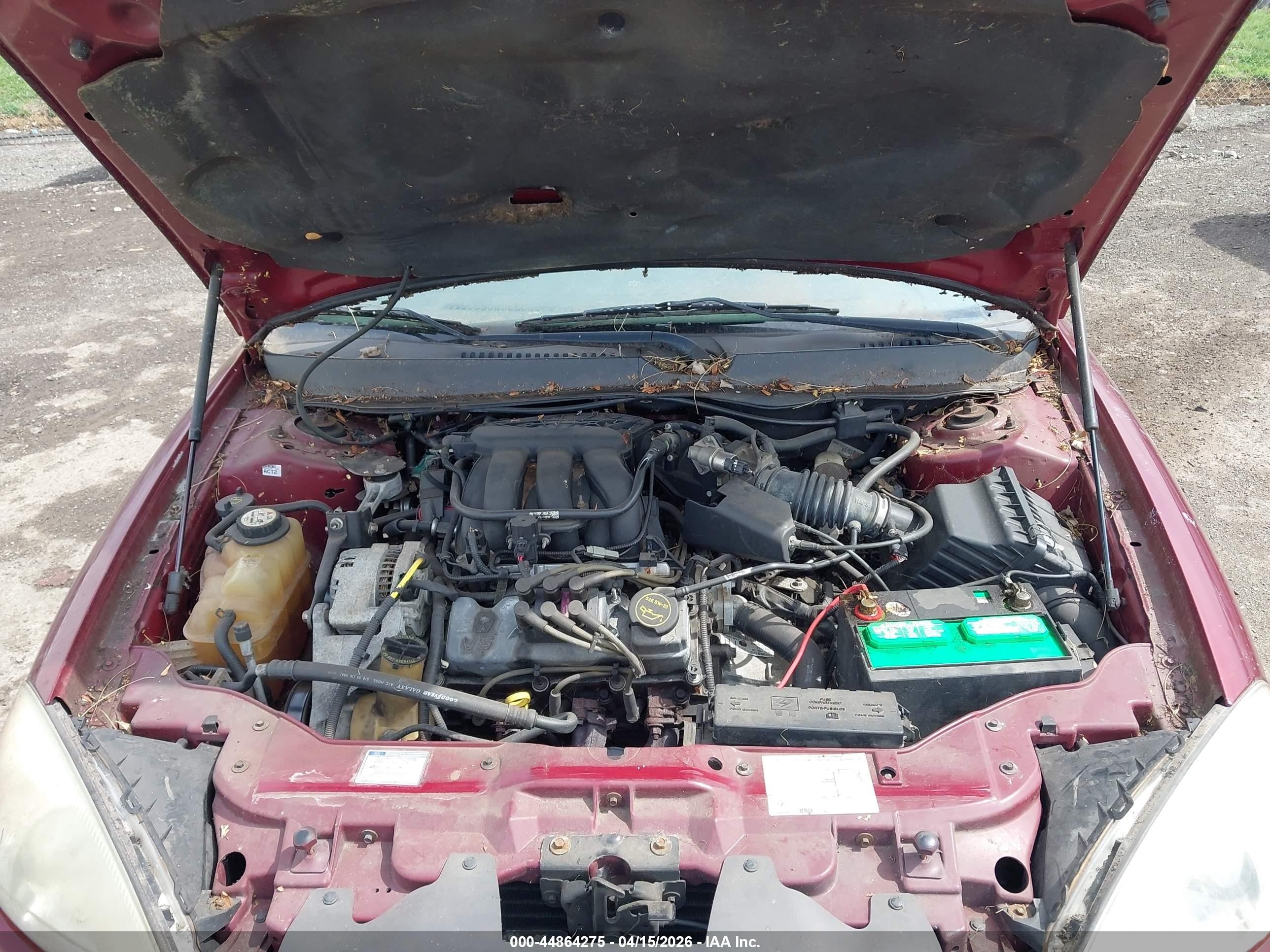 2005 Ford Taurus Se Burgundy vin: 1FAFP53285A112553