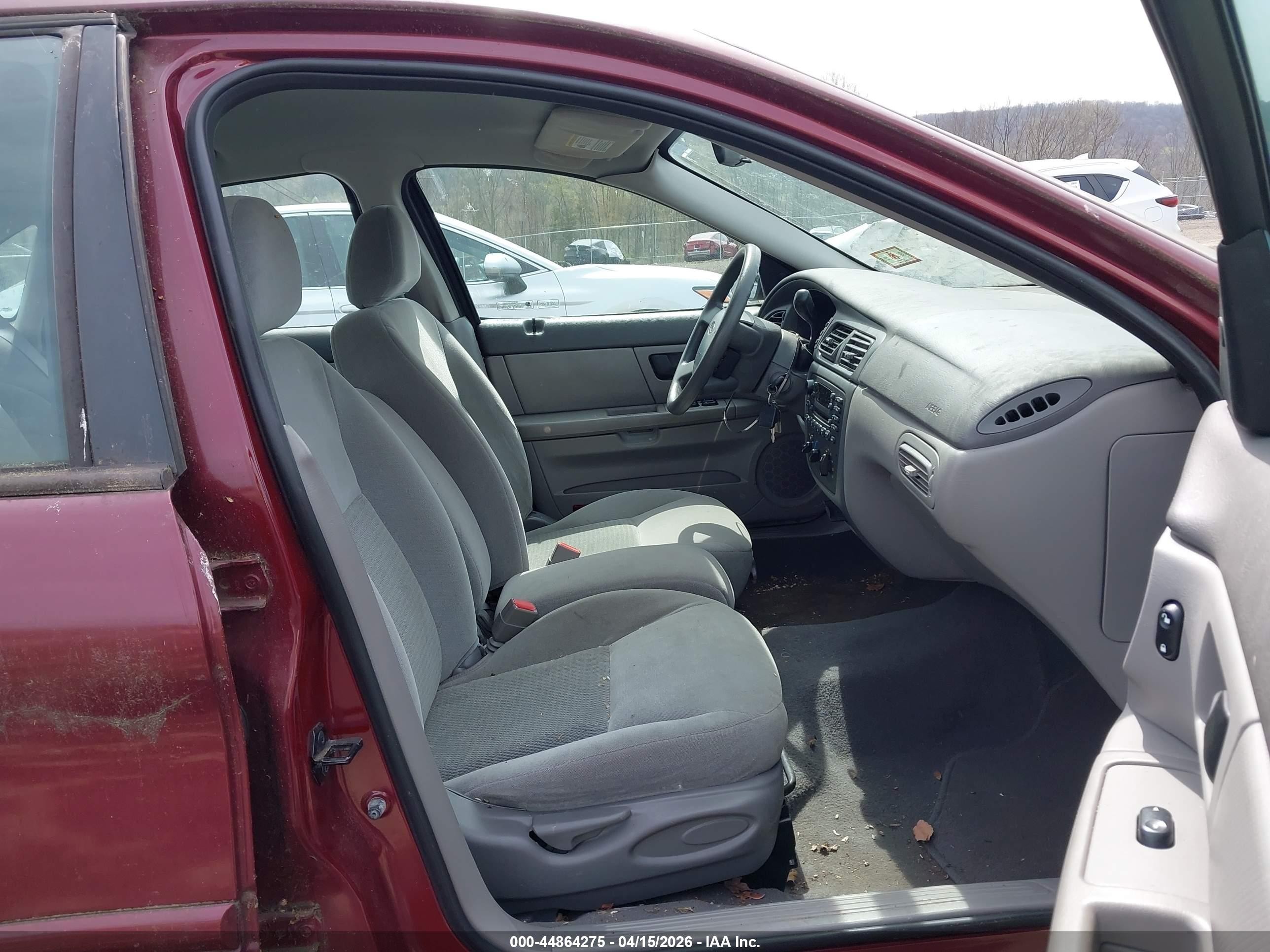2005 Ford Taurus Se Burgundy vin: 1FAFP53285A112553