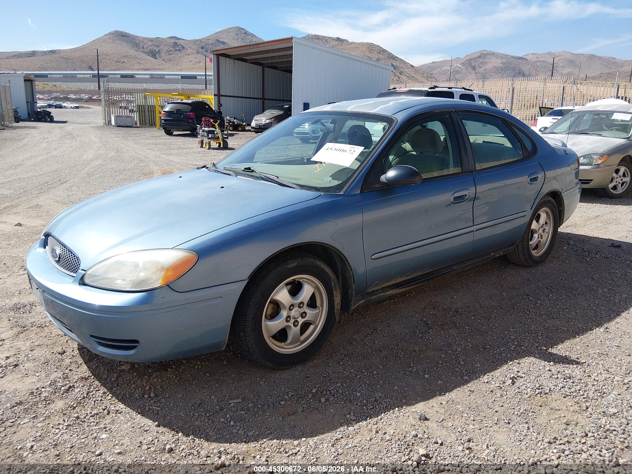 2005 Ford Taurus Se Blue vin: 1FAFP53285A236516