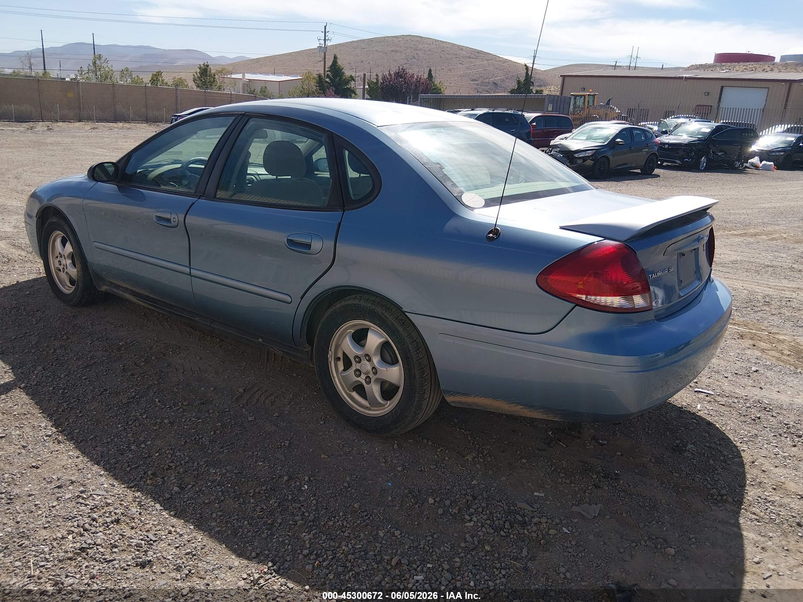 2005 Ford Taurus Se Blue vin: 1FAFP53285A236516