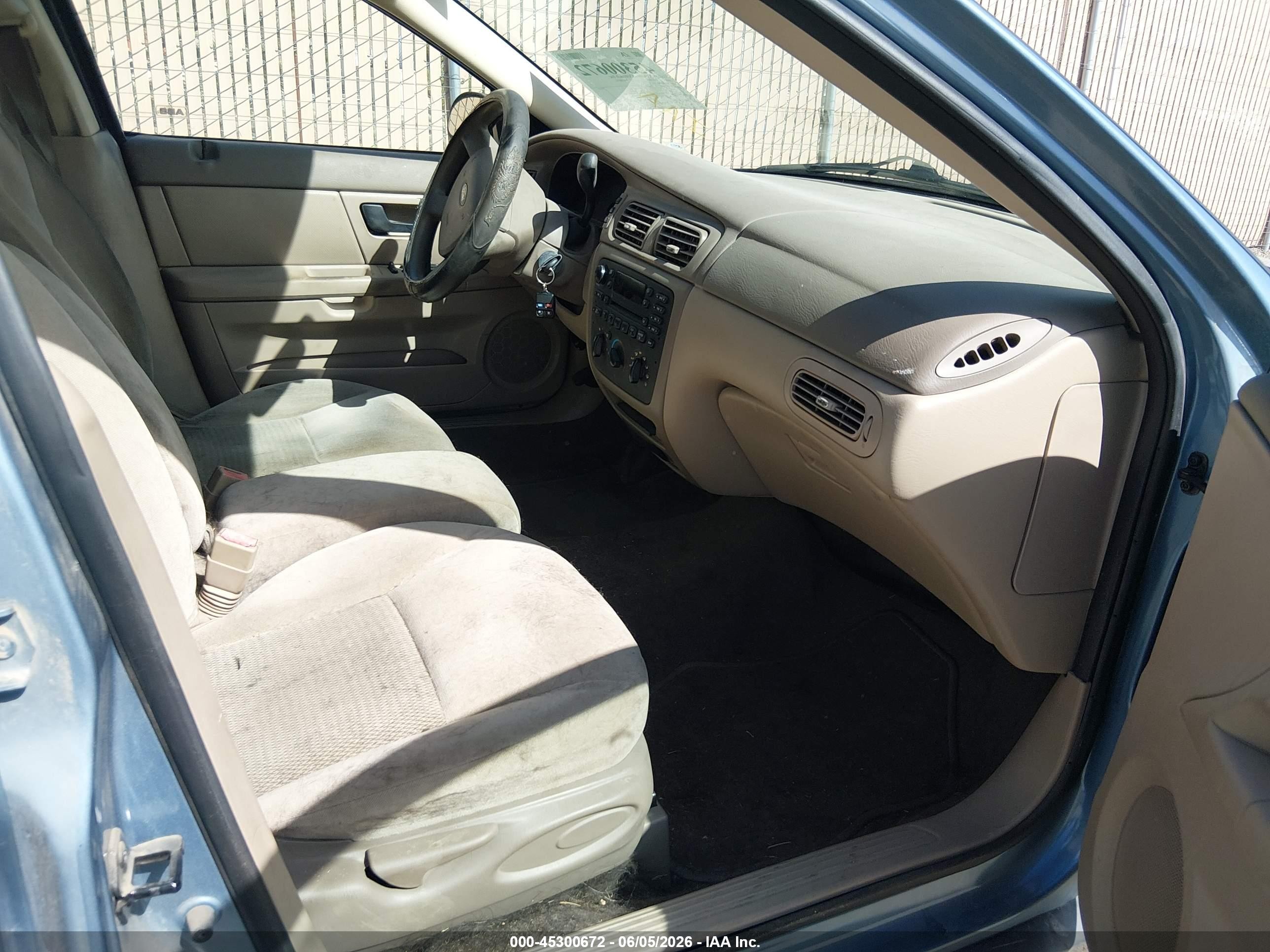 2005 Ford Taurus Se Blue vin: 1FAFP53285A236516