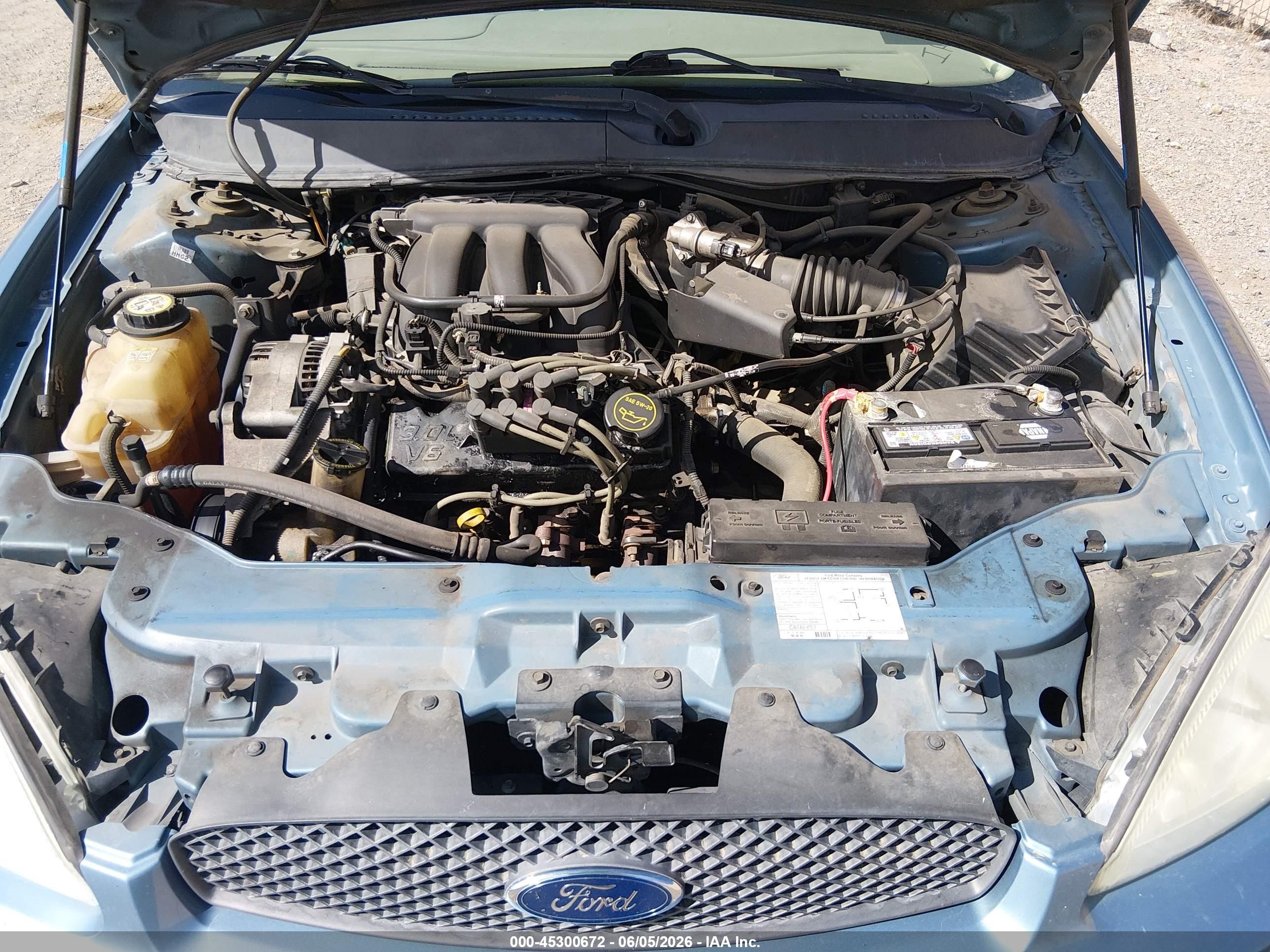 2005 Ford Taurus Se Blue vin: 1FAFP53285A236516