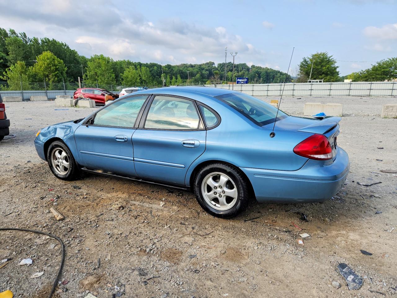 2006 Ford Taurus Se Синий vin: 1FAFP53286A201363