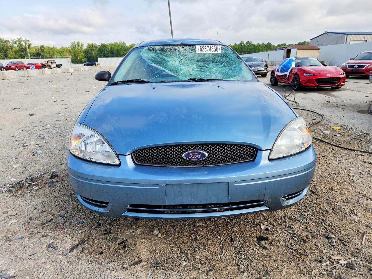 2006 Ford Taurus Se Синий vin: 1FAFP53286A201363