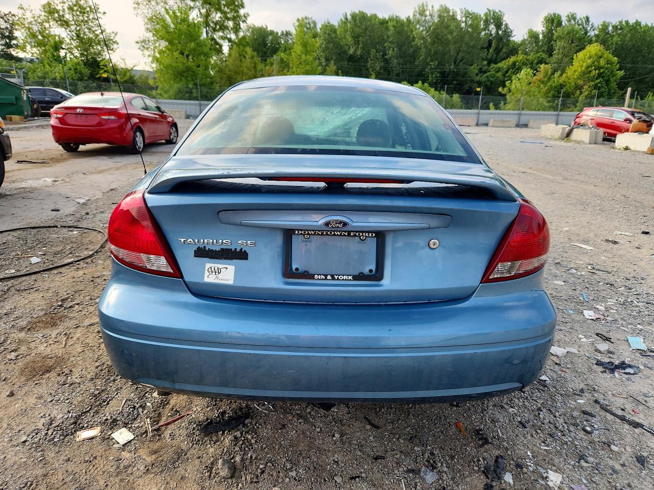 2006 Ford Taurus Se Синий vin: 1FAFP53286A201363