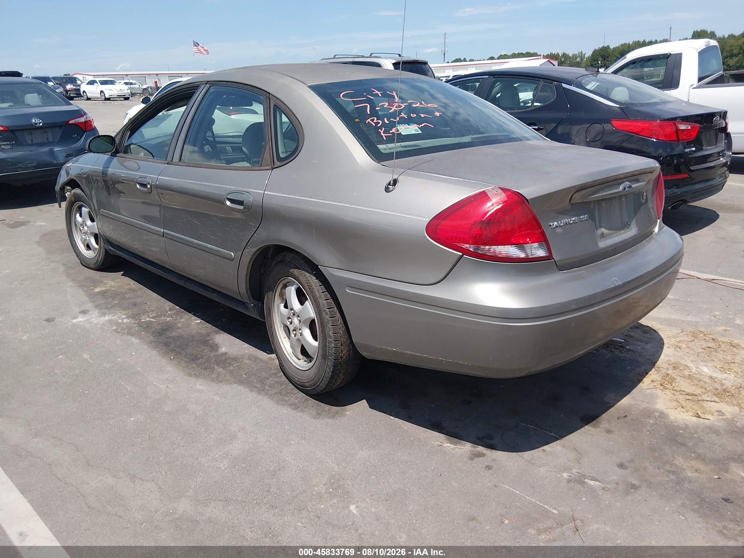 2004 Ford Taurus Se Gray vin: 1FAFP53294A190662