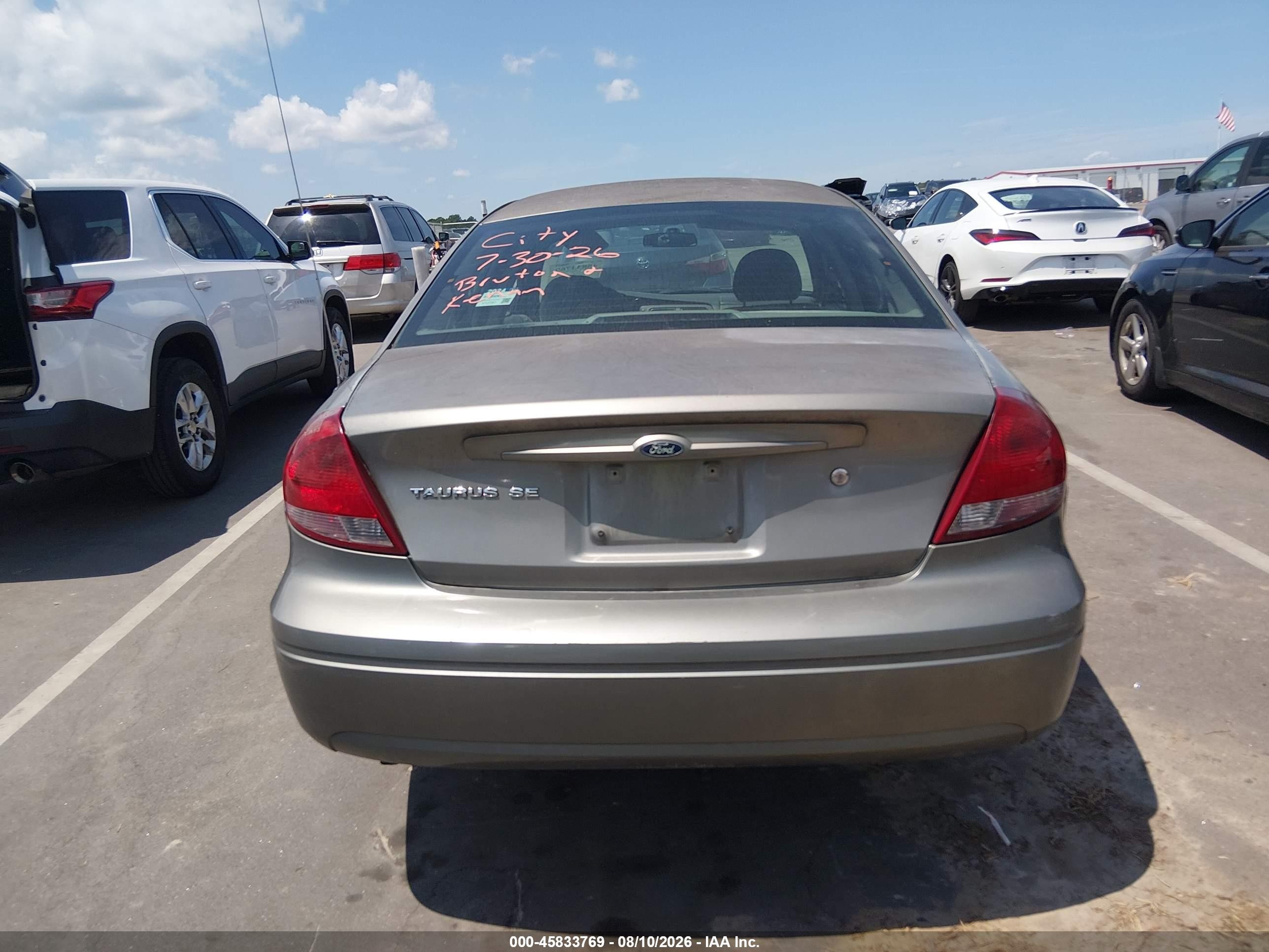 2004 Ford Taurus Se Gray vin: 1FAFP53294A190662