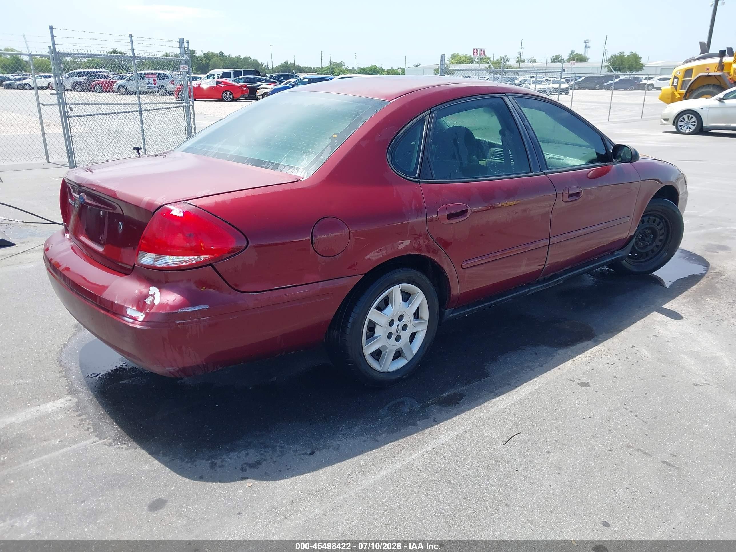 2005 Ford Taurus Se Burgundy vin: 1FAFP53295A208871