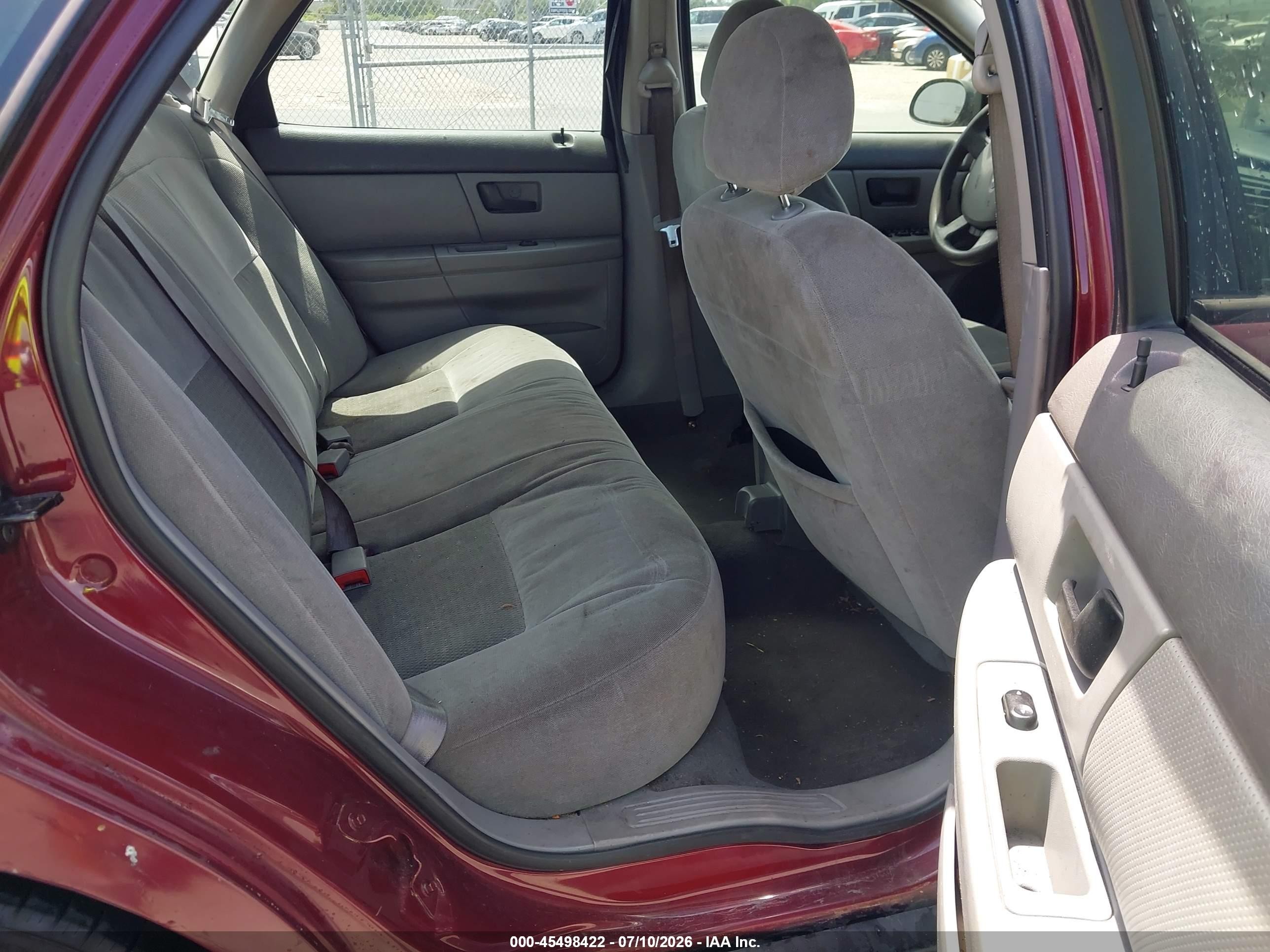 2005 Ford Taurus Se Burgundy vin: 1FAFP53295A208871