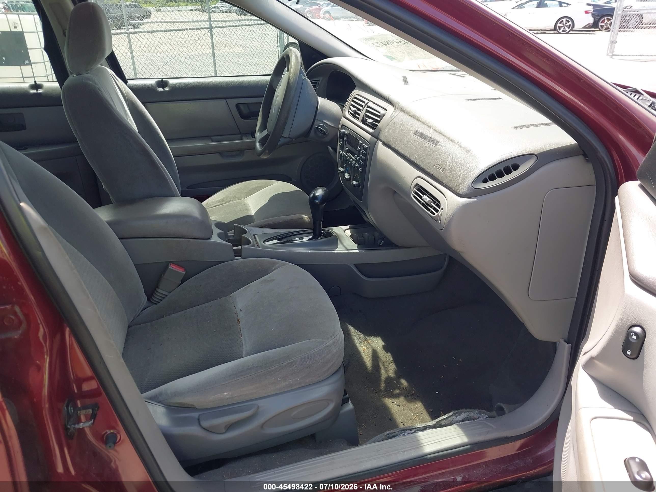 2005 Ford Taurus Se Burgundy vin: 1FAFP53295A208871