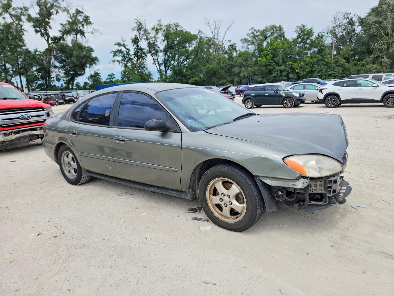 2004 Ford Taurus Se Green vin: 1FAFP532X4A207064