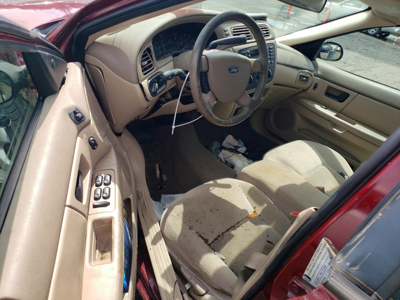 2005 Ford Taurus Se Burgundy vin: 1FAFP532X5A170258