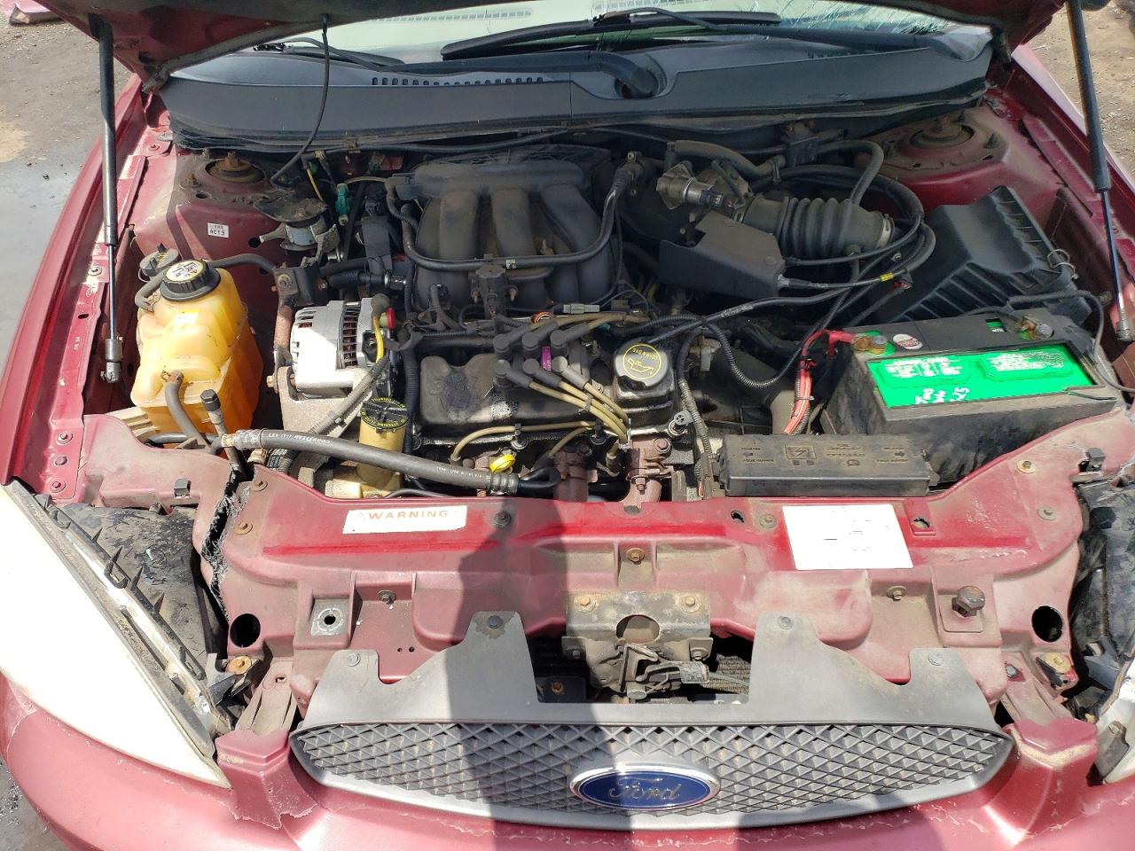 2005 Ford Taurus Se Burgundy vin: 1FAFP532X5A170258