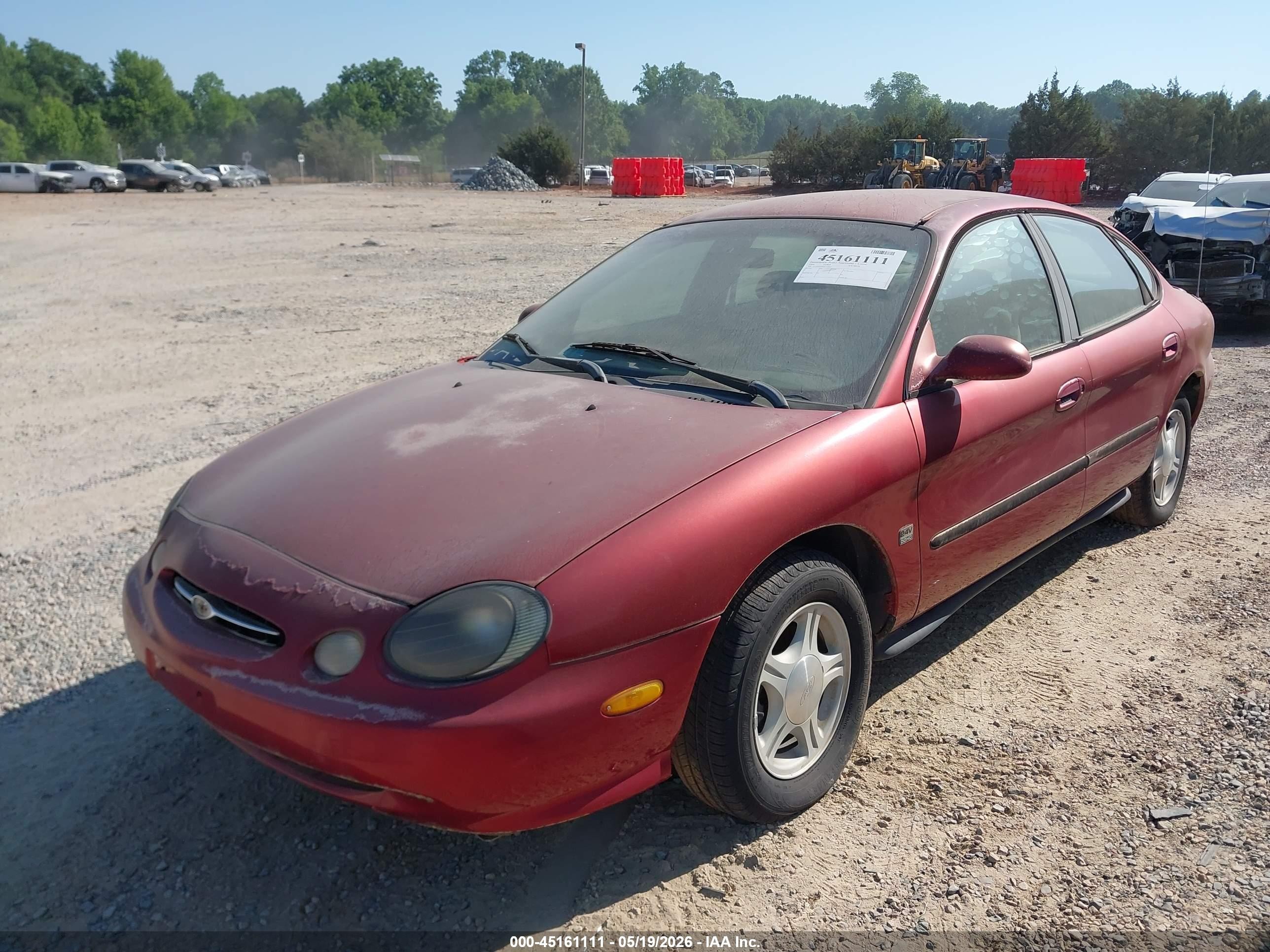 1999 Ford Taurus Se/se-ne Red vin: 1FAFP53S0XA177027