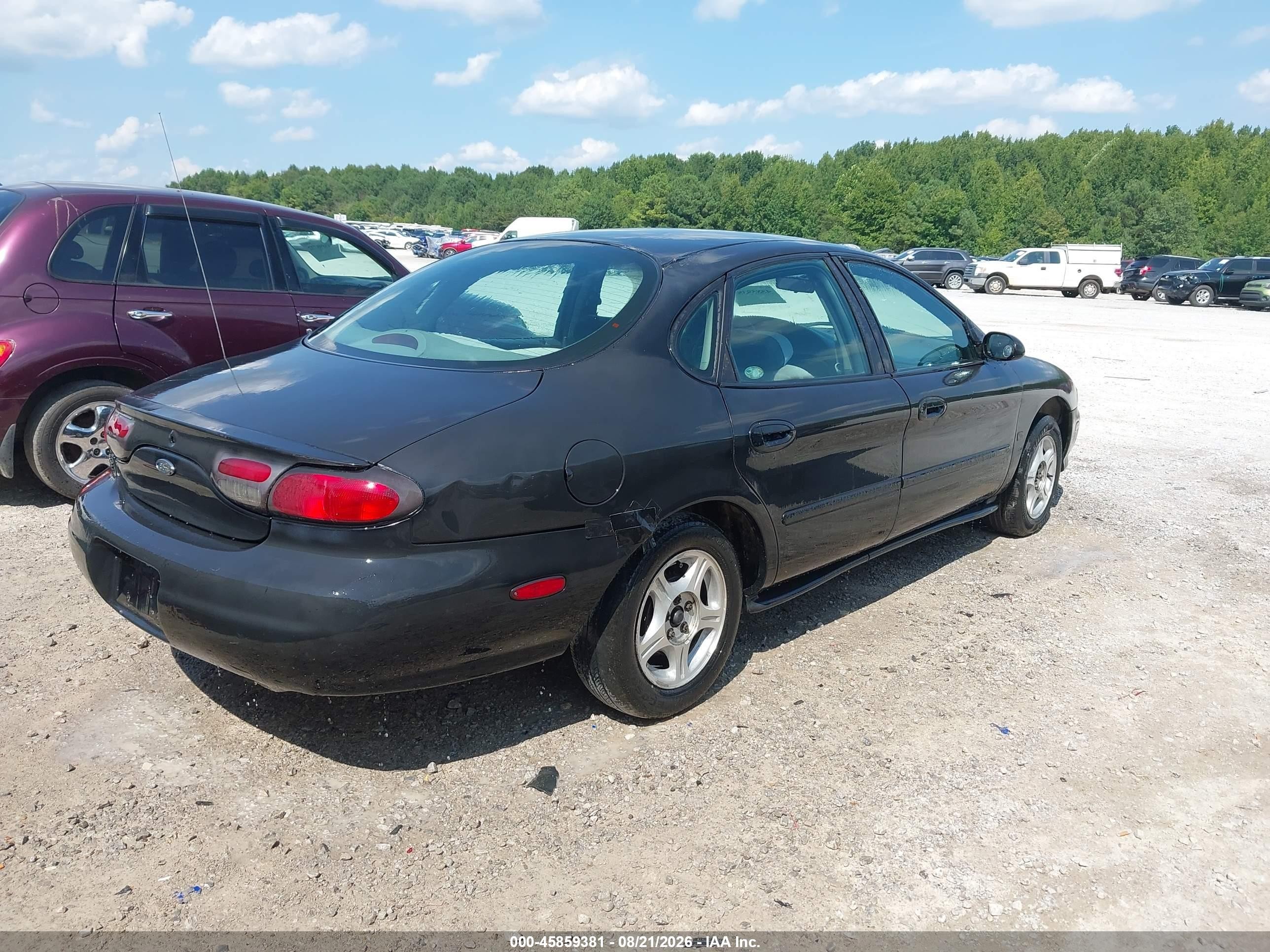 1999 Ford Taurus Se/se-ne Black vin: 1FAFP53S0XA271845