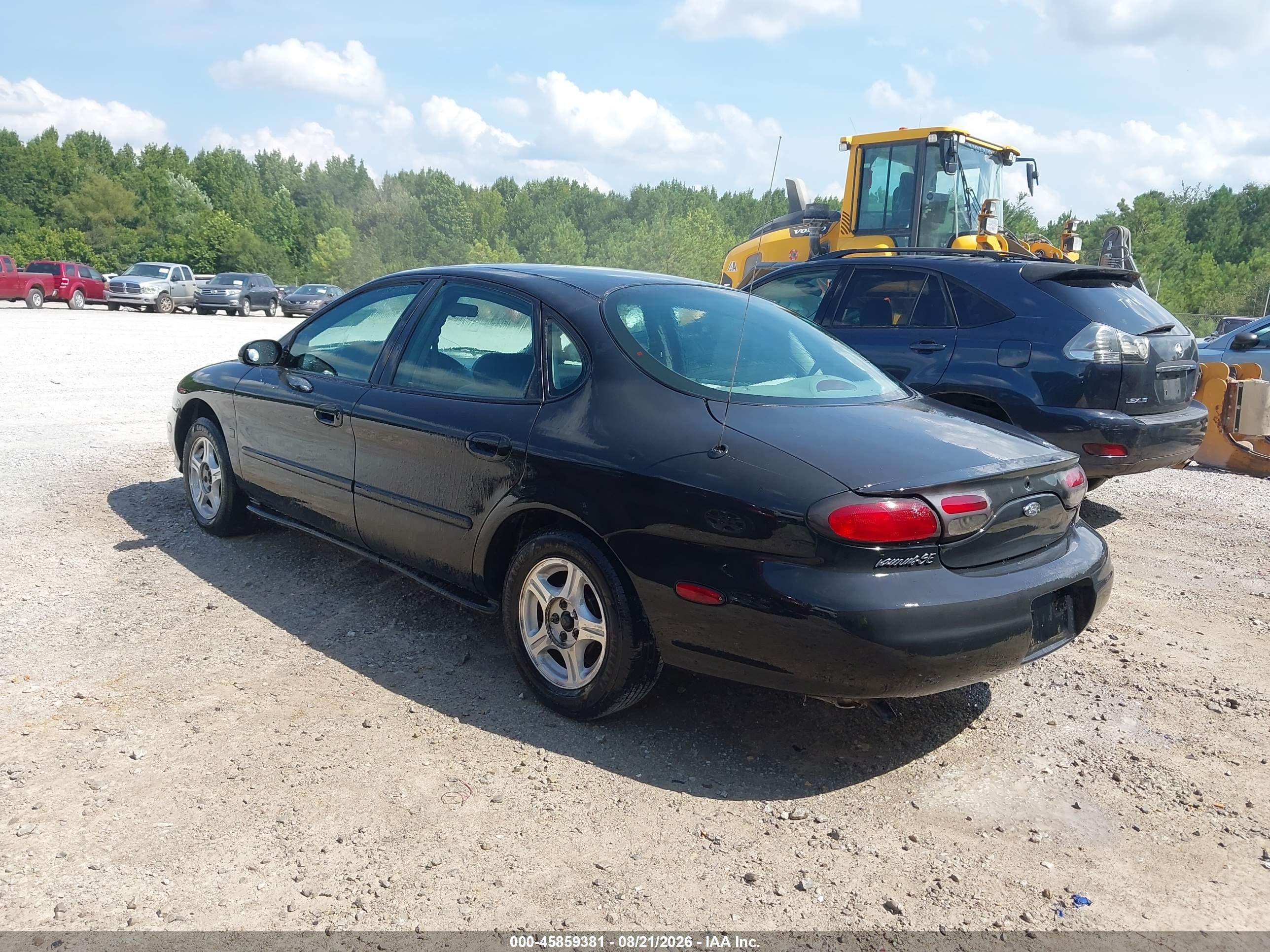 1999 Ford Taurus Se/se-ne Black vin: 1FAFP53S0XA271845