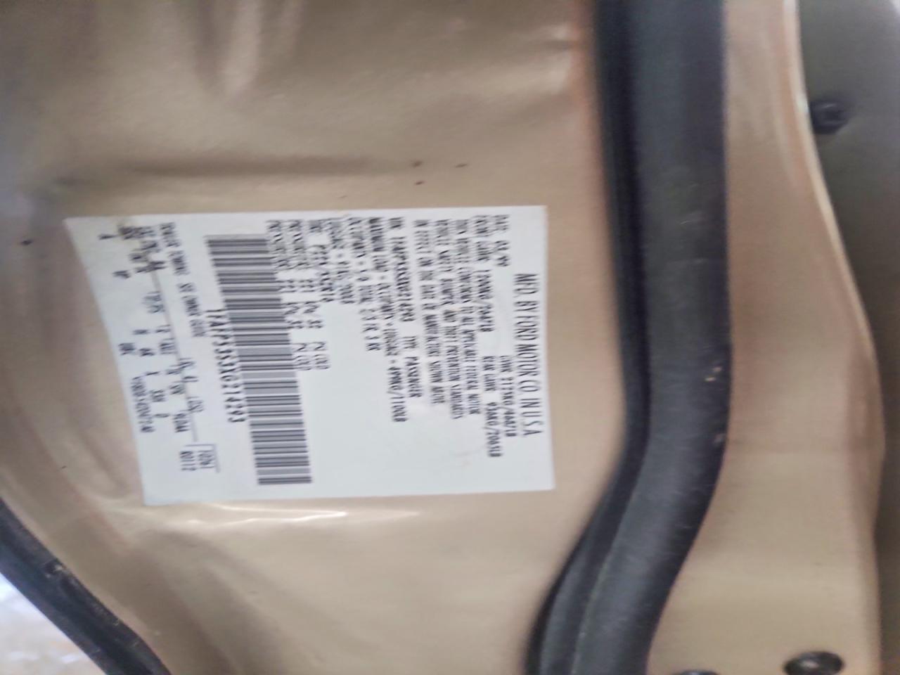 1999 Ford Taurus Se Tan vin: 1FAFP53S3XG214293