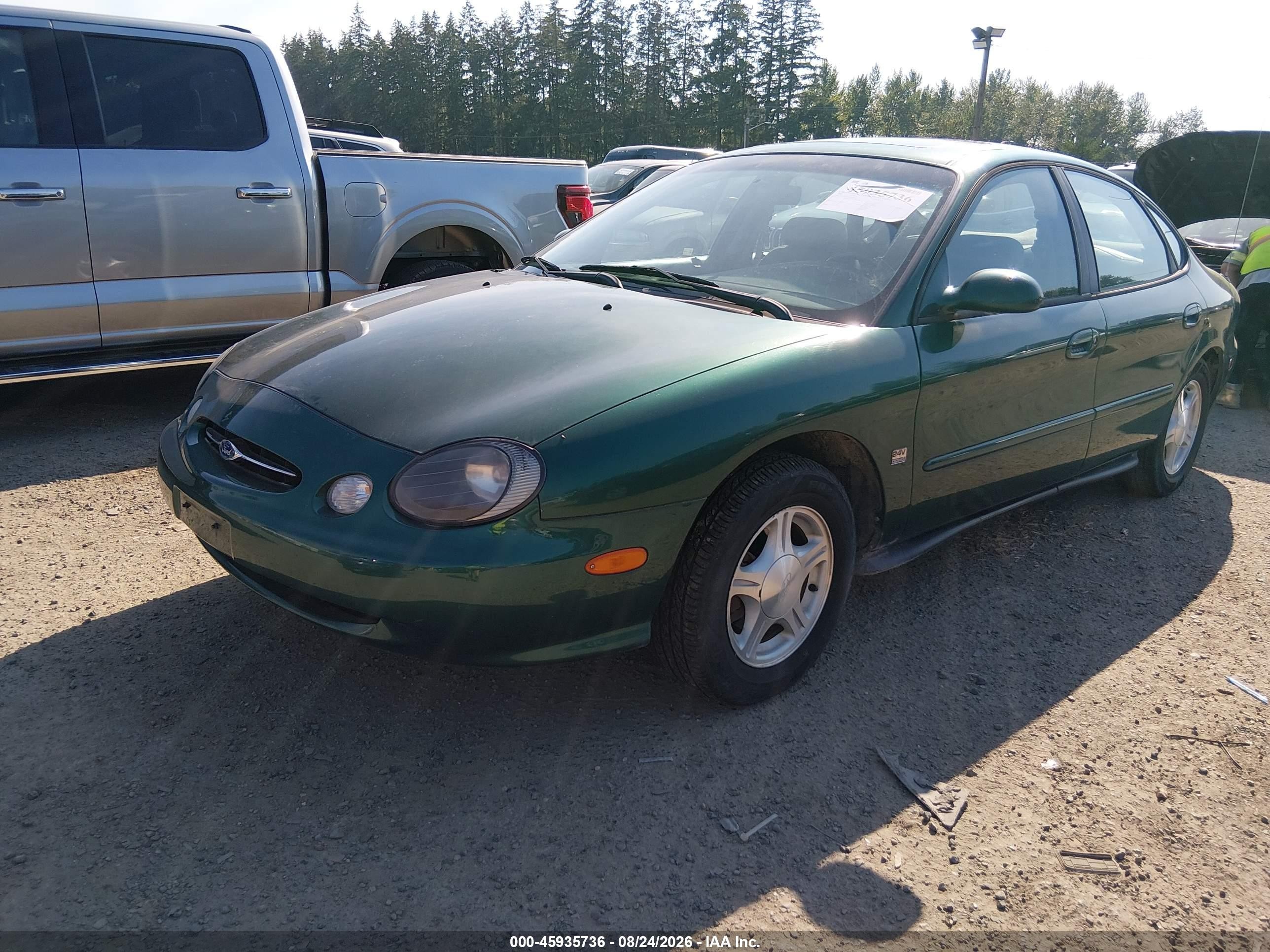 1999 Ford Taurus Se/se-ne Green vin: 1FAFP53S5XG210018