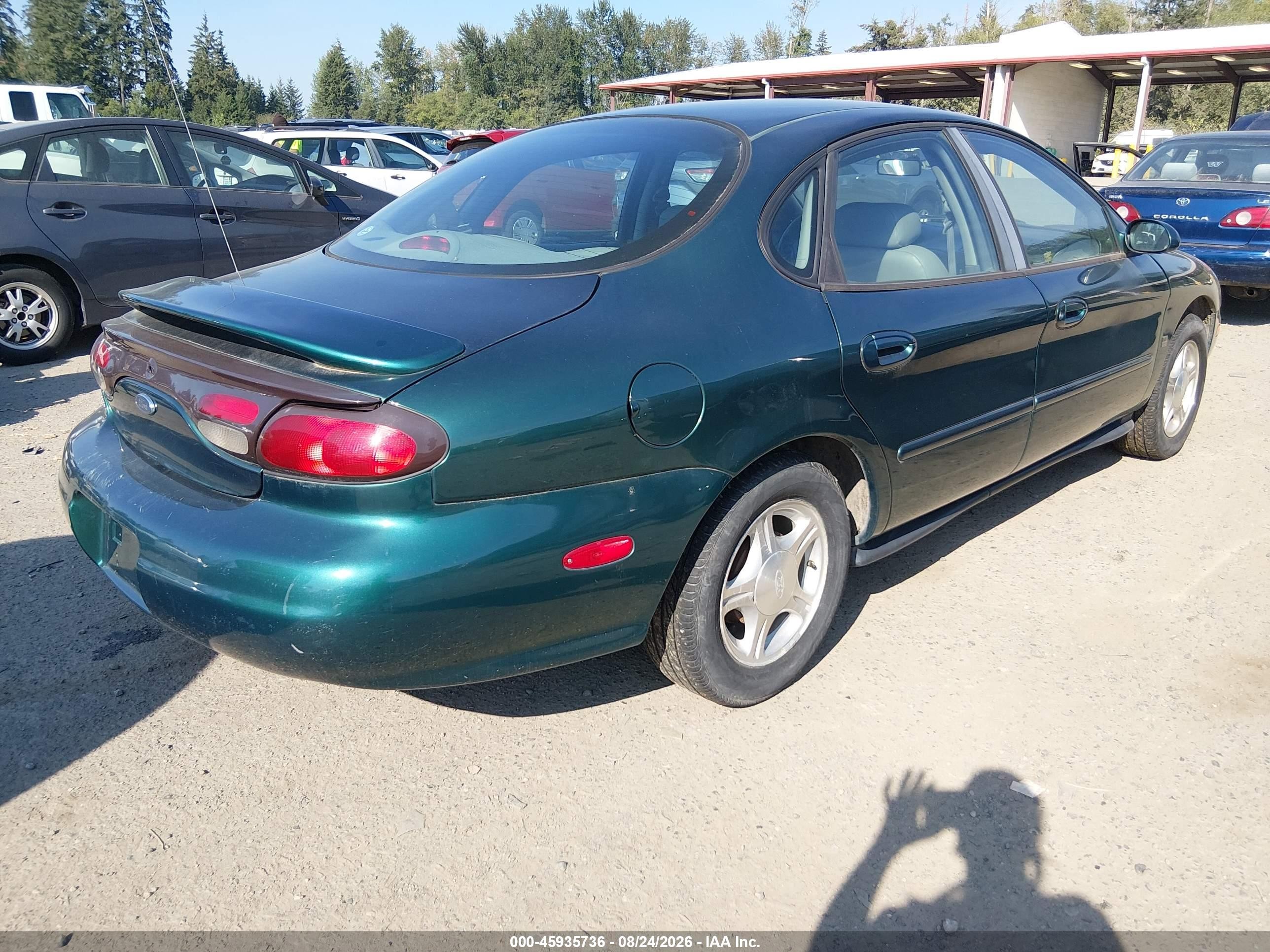 1999 Ford Taurus Se/se-ne Green vin: 1FAFP53S5XG210018