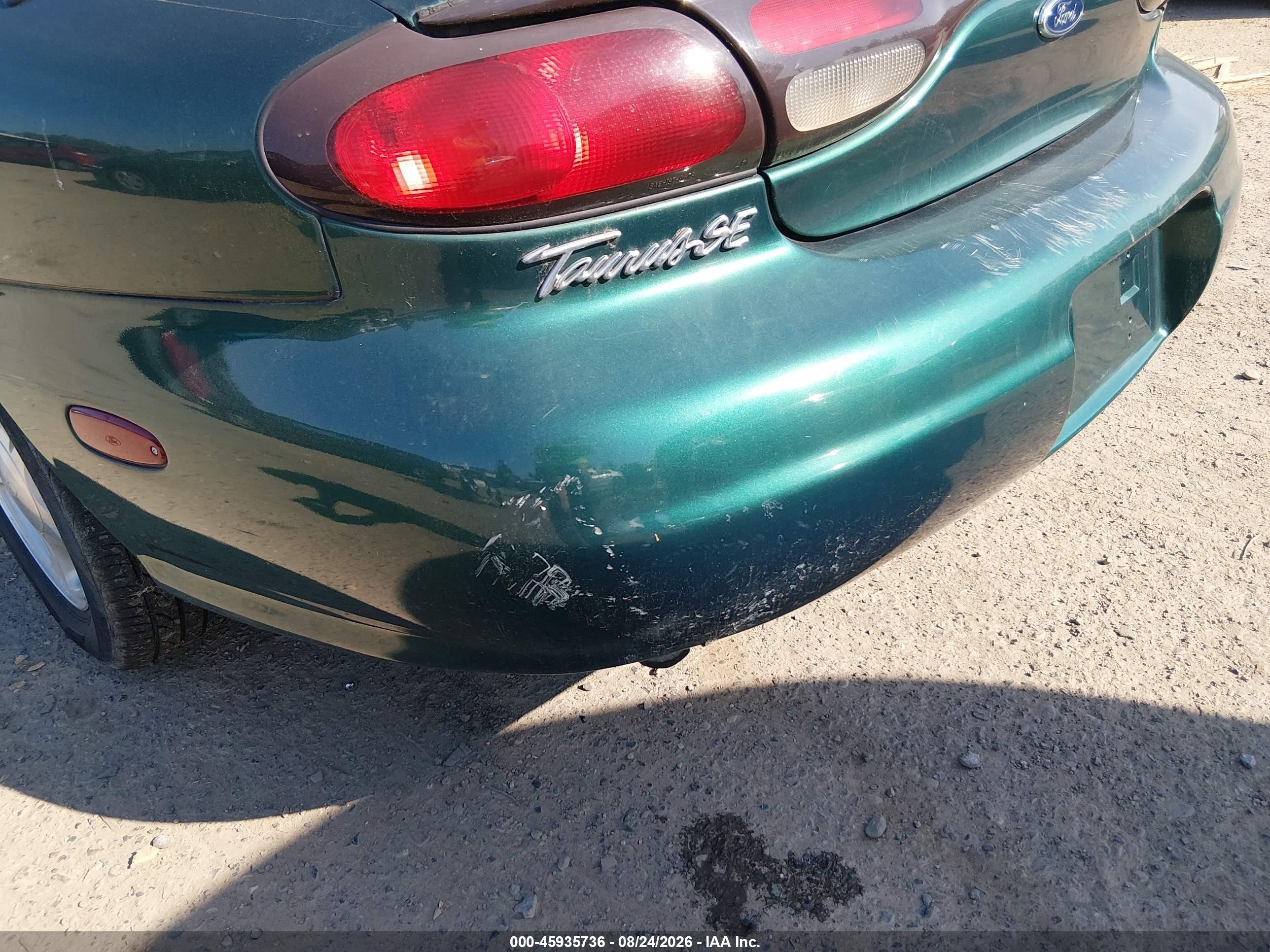 1999 Ford Taurus Se/se-ne Green vin: 1FAFP53S5XG210018