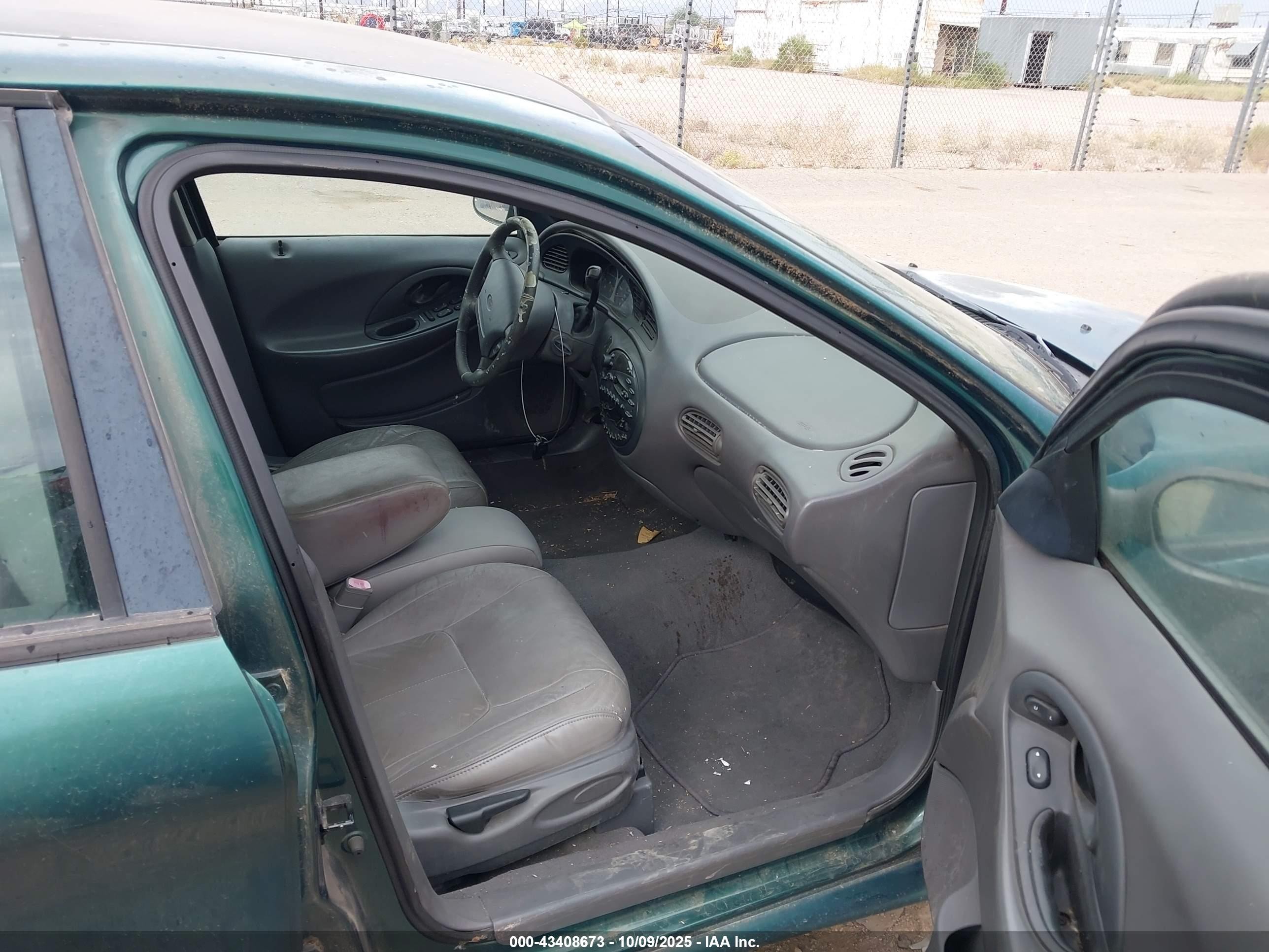 1999 Ford Taurus Se/se-ne Green vin: 1FAFP53S7XG101611
