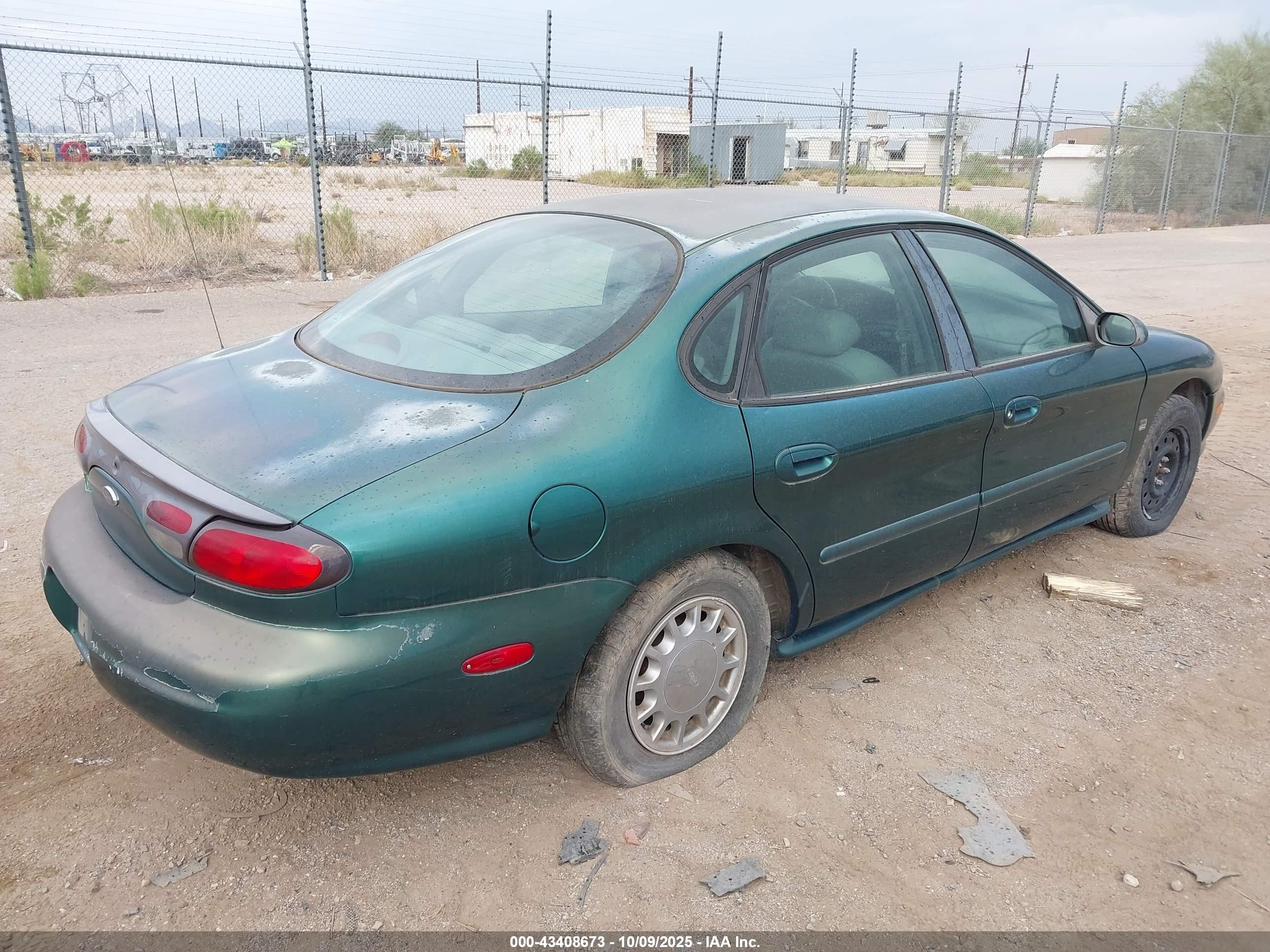 1999 Ford Taurus Se/se-ne Green vin: 1FAFP53S7XG101611