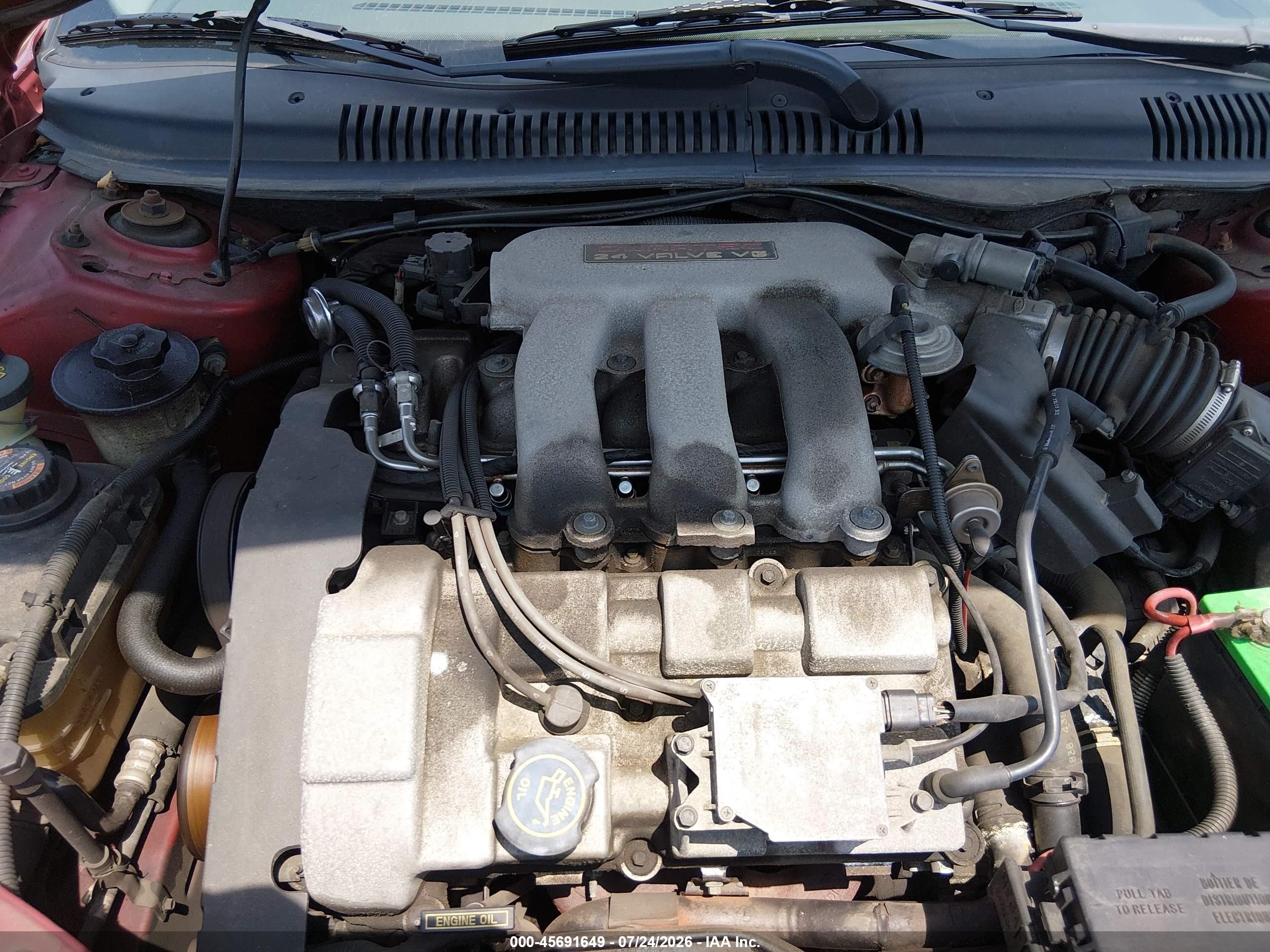 1999 Ford Taurus Se/se-ne Red vin: 1FAFP53S8XA131297