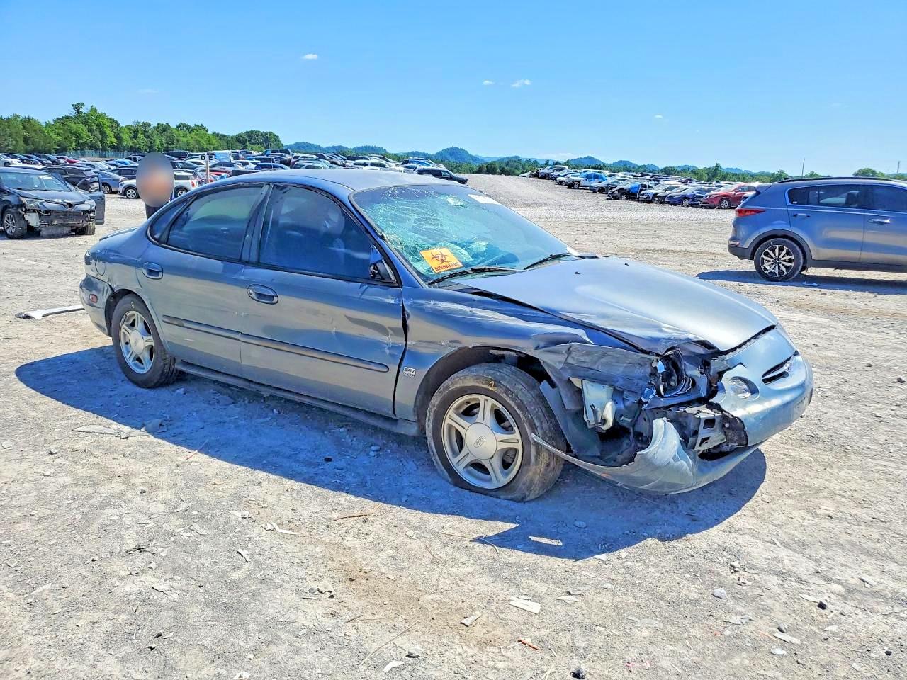 1999 Ford Taurus Se Blue vin: 1FAFP53S9XG151801