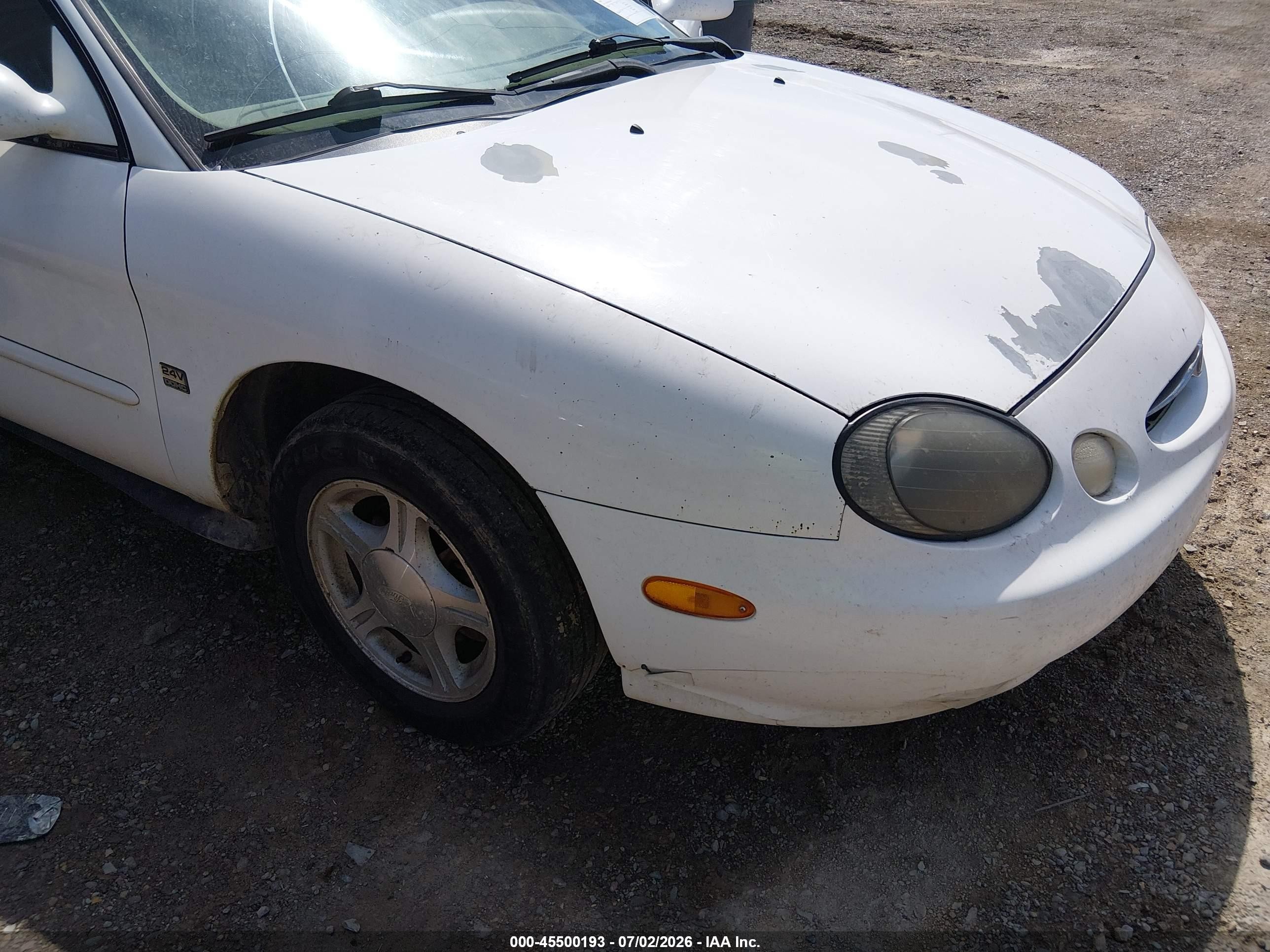 1999 Ford Taurus Se/se-ne White vin: 1FAFP53S9XG261635