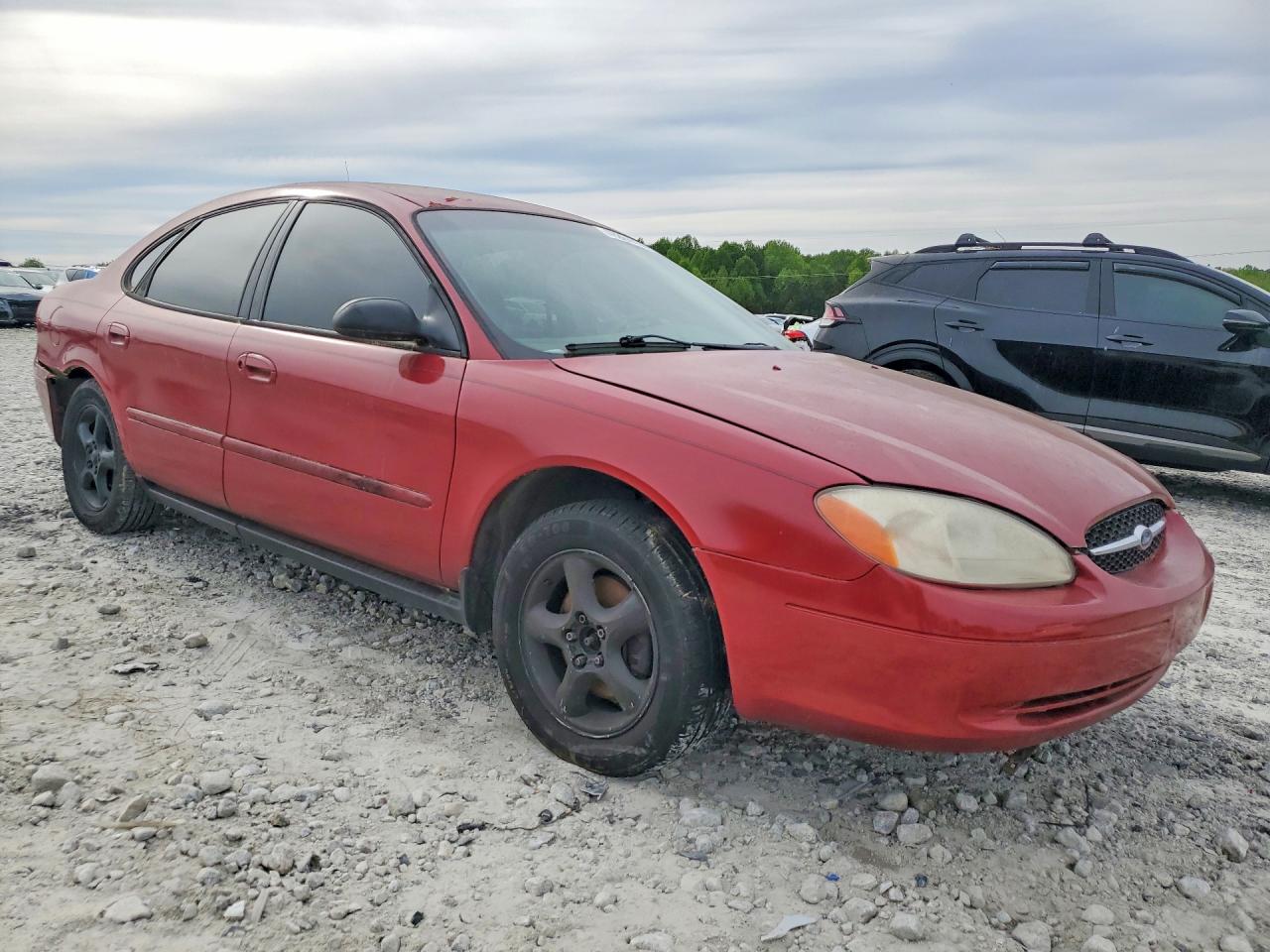 2001 Ford Taurus Se Red vin: 1FAFP53U01A187890