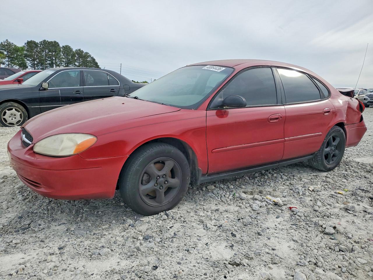 2001 Ford Taurus Se Red vin: 1FAFP53U01A187890