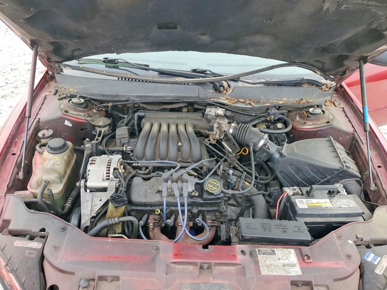 2001 Ford Taurus Se Red vin: 1FAFP53U01A187890
