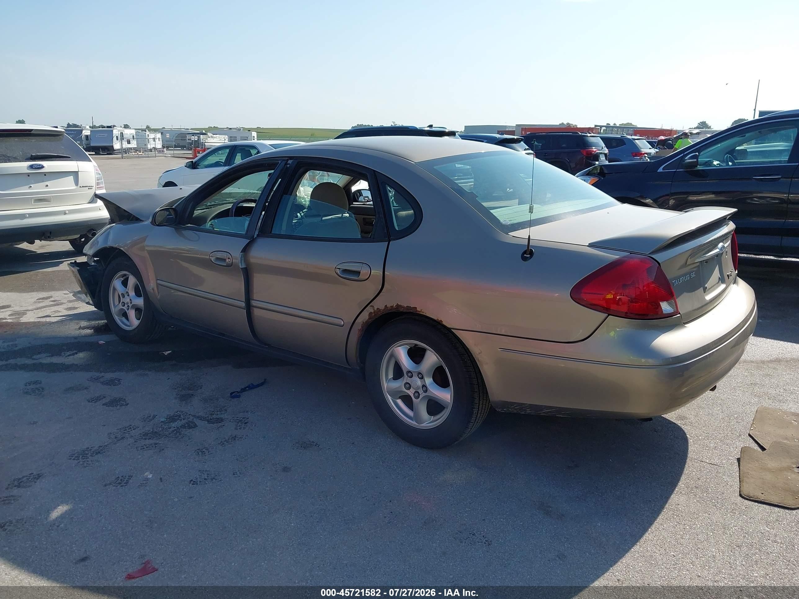 2002 Ford Taurus Se Standard Tan vin: 1FAFP53U02G216402