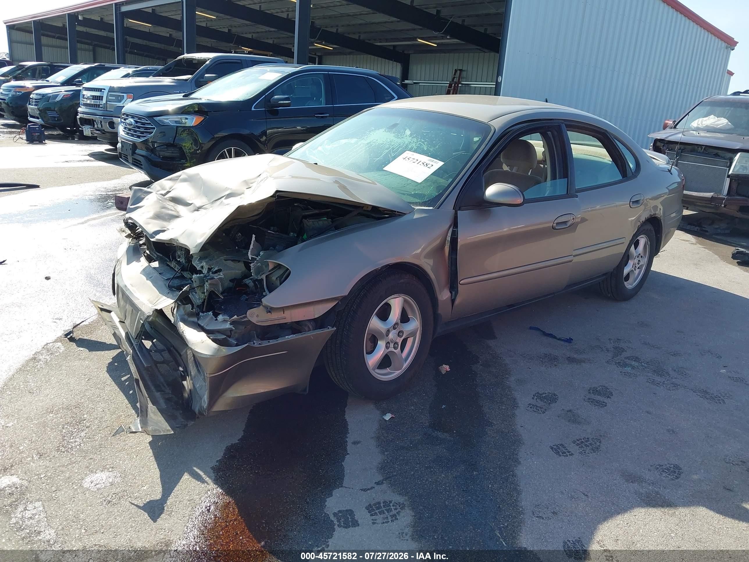 2002 Ford Taurus Se Standard Tan vin: 1FAFP53U02G216402